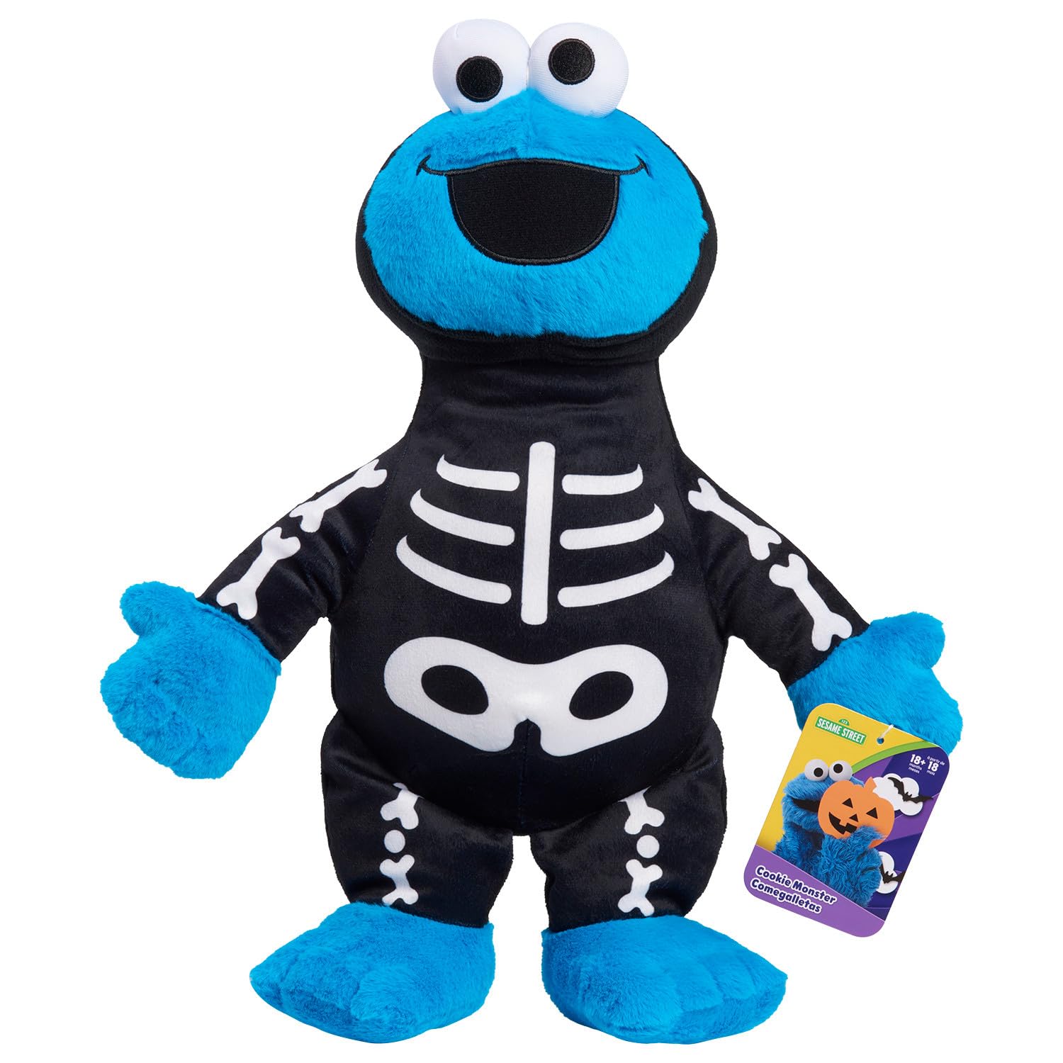 Foto 3 | Juguete De Peluche Just Play Sesame Street Halloween Cookie Monster - Venta Internacional.