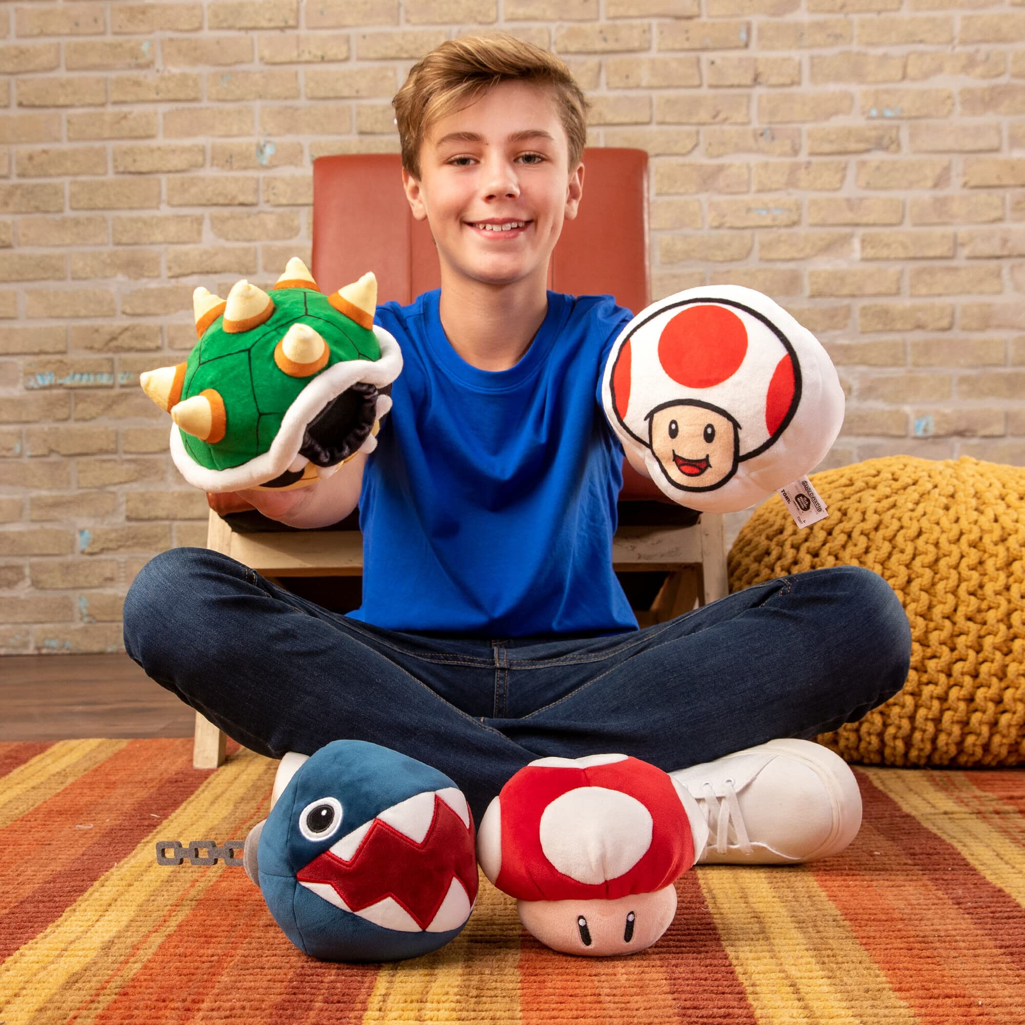Foto 6 | Peluche Toy Club Mocchi Mocchi Nintendo Super Mario Bowser - Venta Internacional.