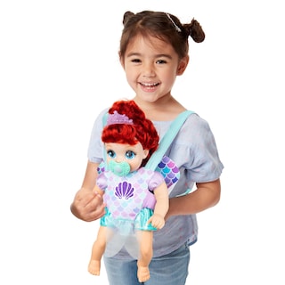 Foto 1 | Muñeca Disney Princess Ariel Deluxe Con Tiara, Portabebé Y Más - Venta Internacional.