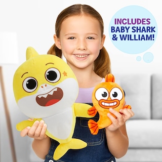 Foto 2 | Pack De 2 Juguetes De Peluche Musicales Baby Shark & William Sing & Swing - Venta Internacional.