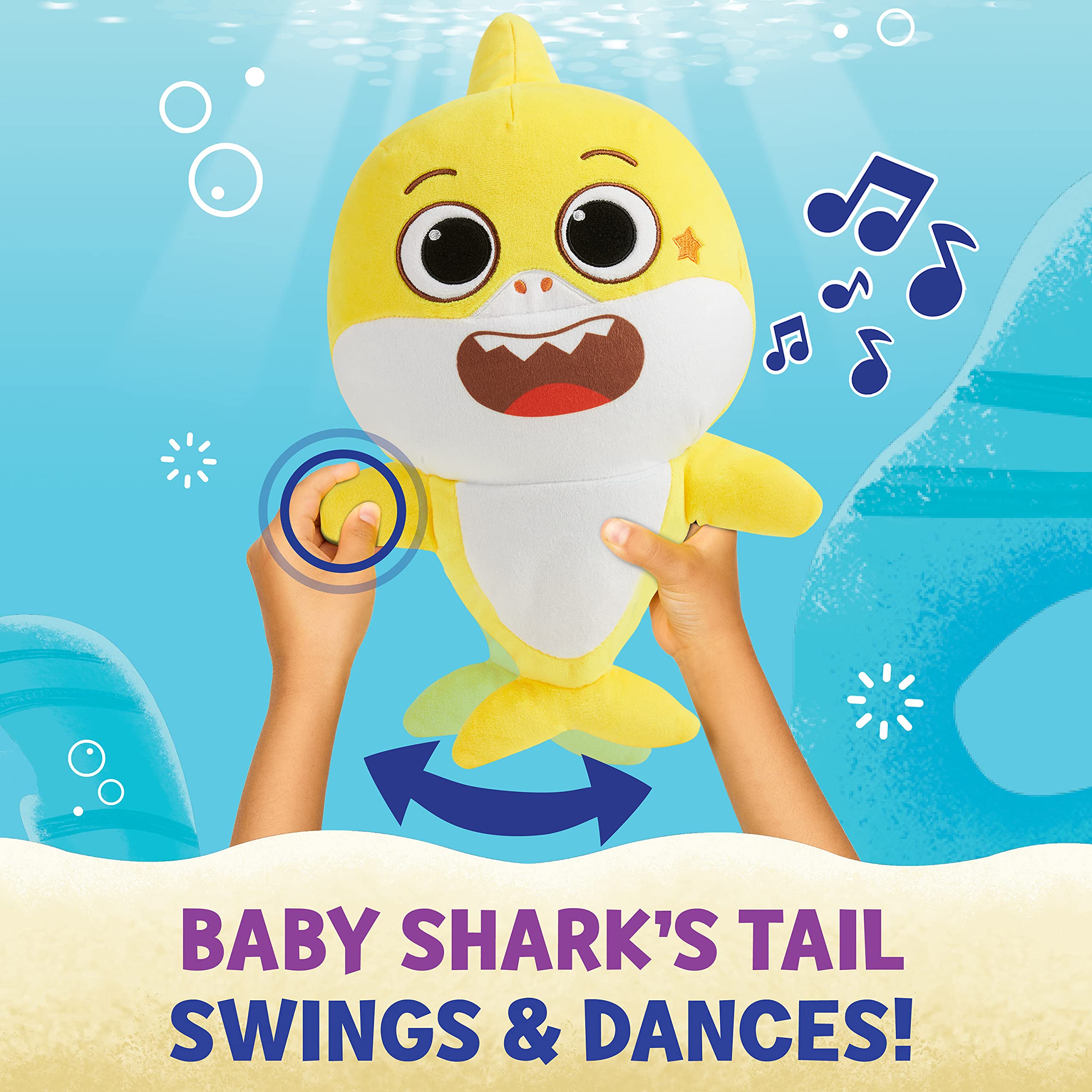 Foto 4 pulgar | Pack De 2 Juguetes De Peluche Musicales Baby Shark & William Sing & Swing - Venta Internacional.