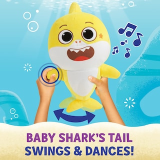 Foto 3 | Pack De 2 Juguetes De Peluche Musicales Baby Shark & William Sing & Swing - Venta Internacional.