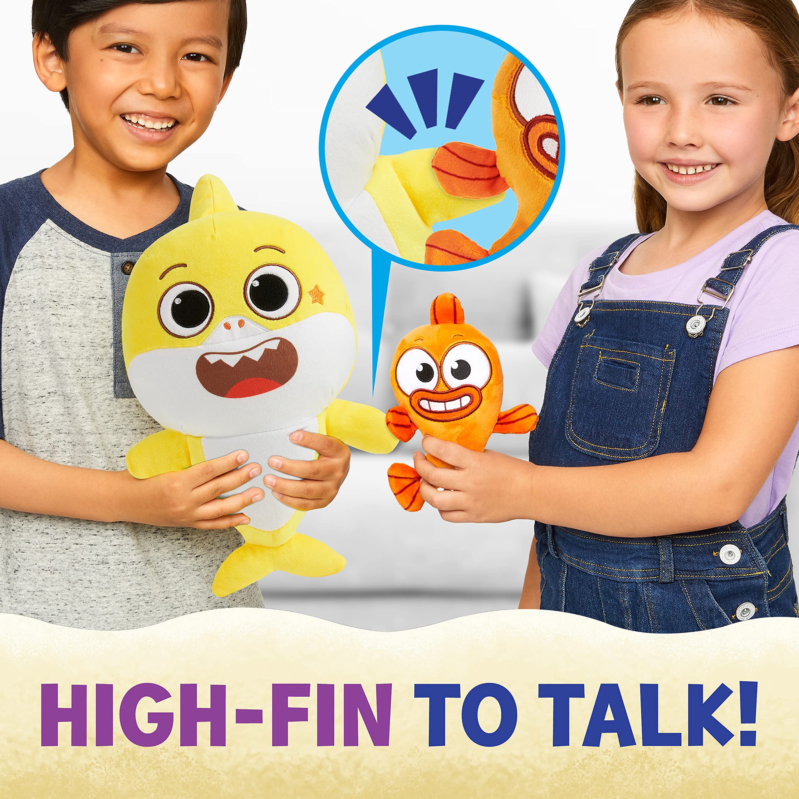 Foto 5 pulgar | Pack De 2 Juguetes De Peluche Musicales Baby Shark & William Sing & Swing - Venta Internacional.