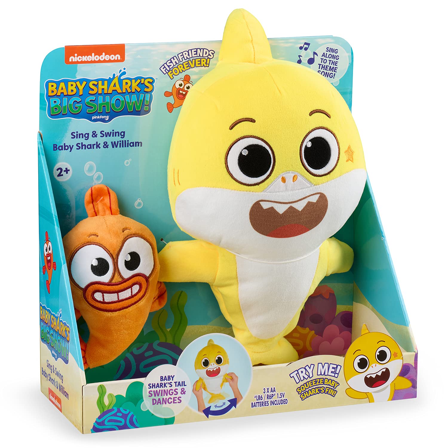 Foto 8 pulgar | Pack De 2 Juguetes De Peluche Musicales Baby Shark & William Sing & Swing - Venta Internacional.