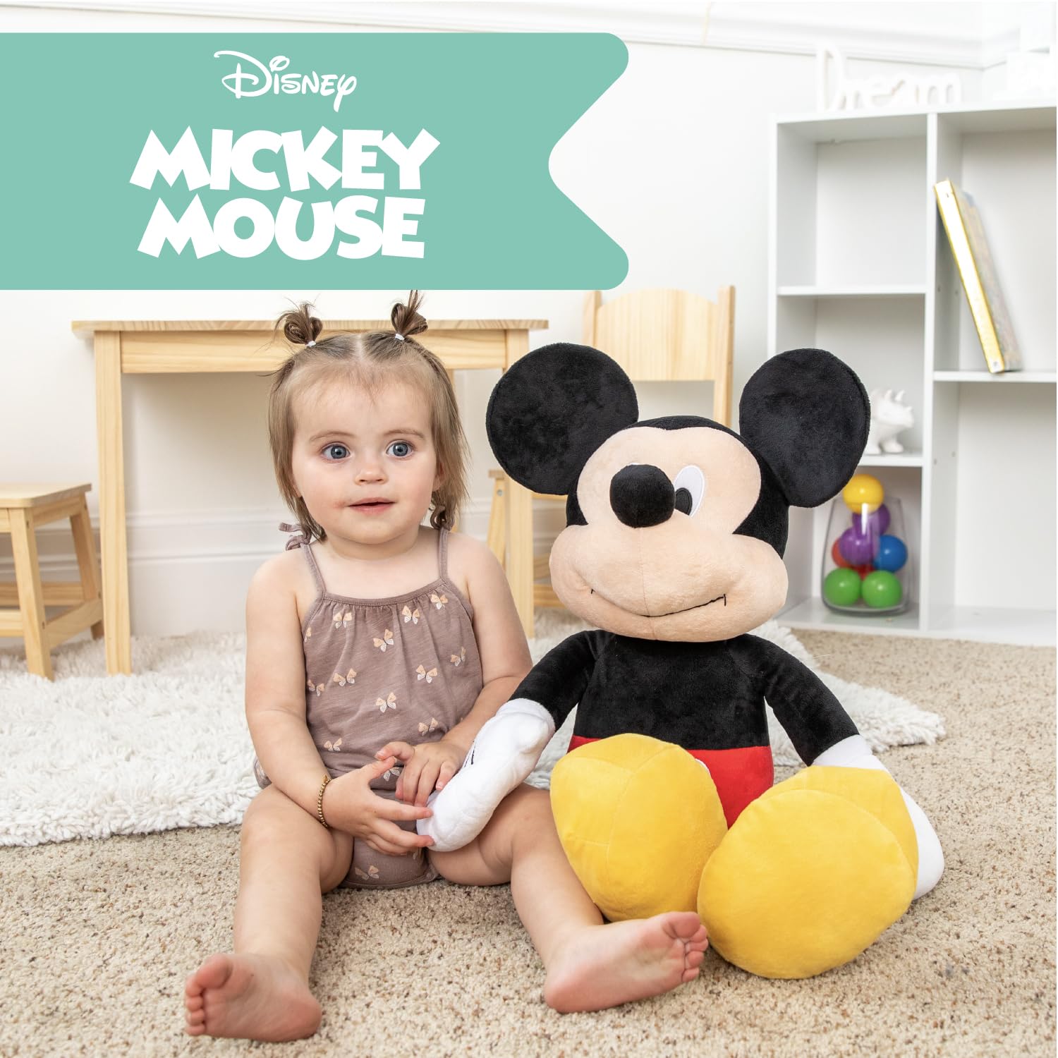 Foto 2 | Peluche Disney Baby Mickey Mouse De 25 Cm - Venta Internacional.