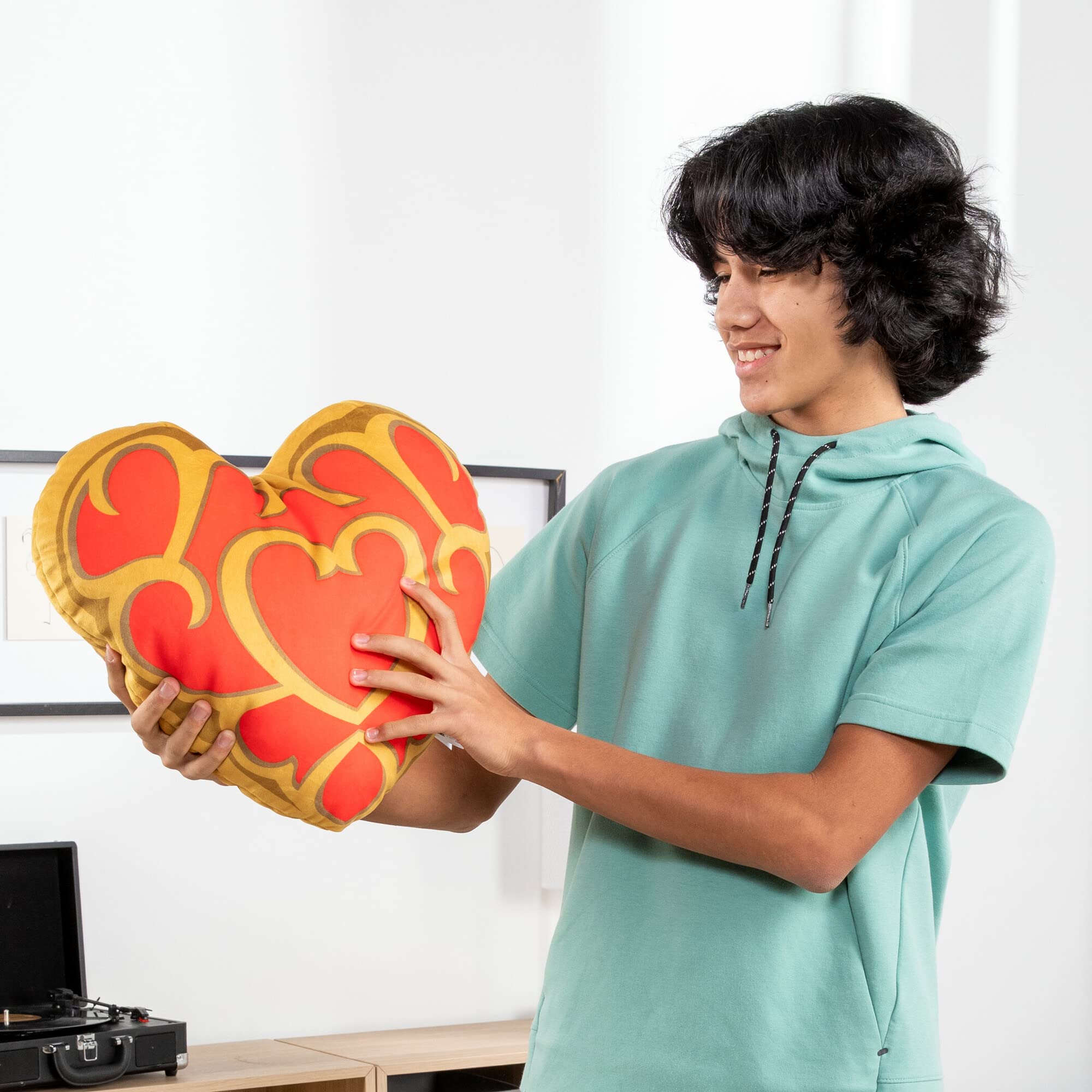 Foto 7 pulgar | Moquis Plush Club Mocchi The Legend Of Zelda En Forma De Corazón, 38 Cm - Venta Internacional.