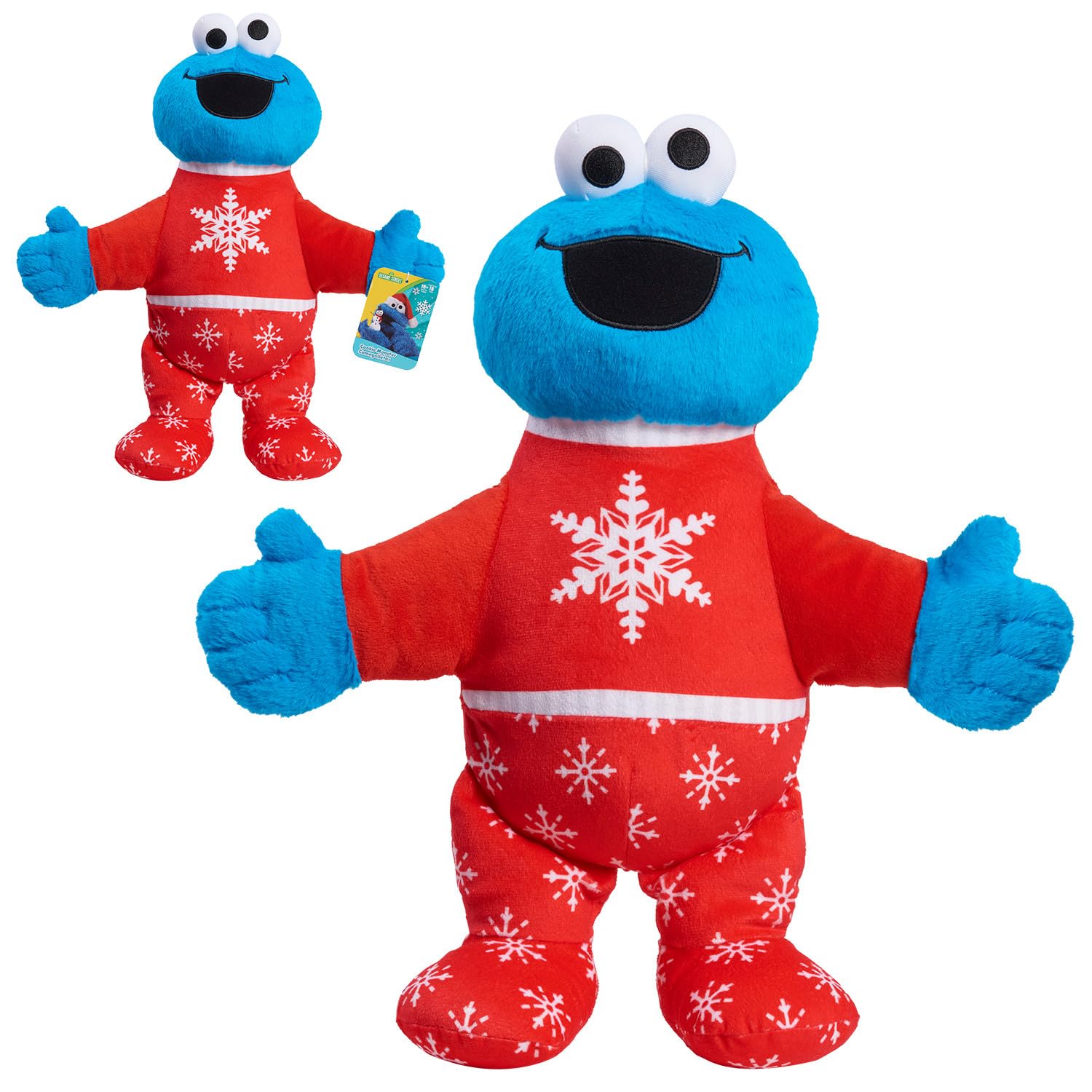 Foto 2 pulgar | Peluche Just Play Sesame Street Cookie Monster 38 Cm - Venta Internacional.