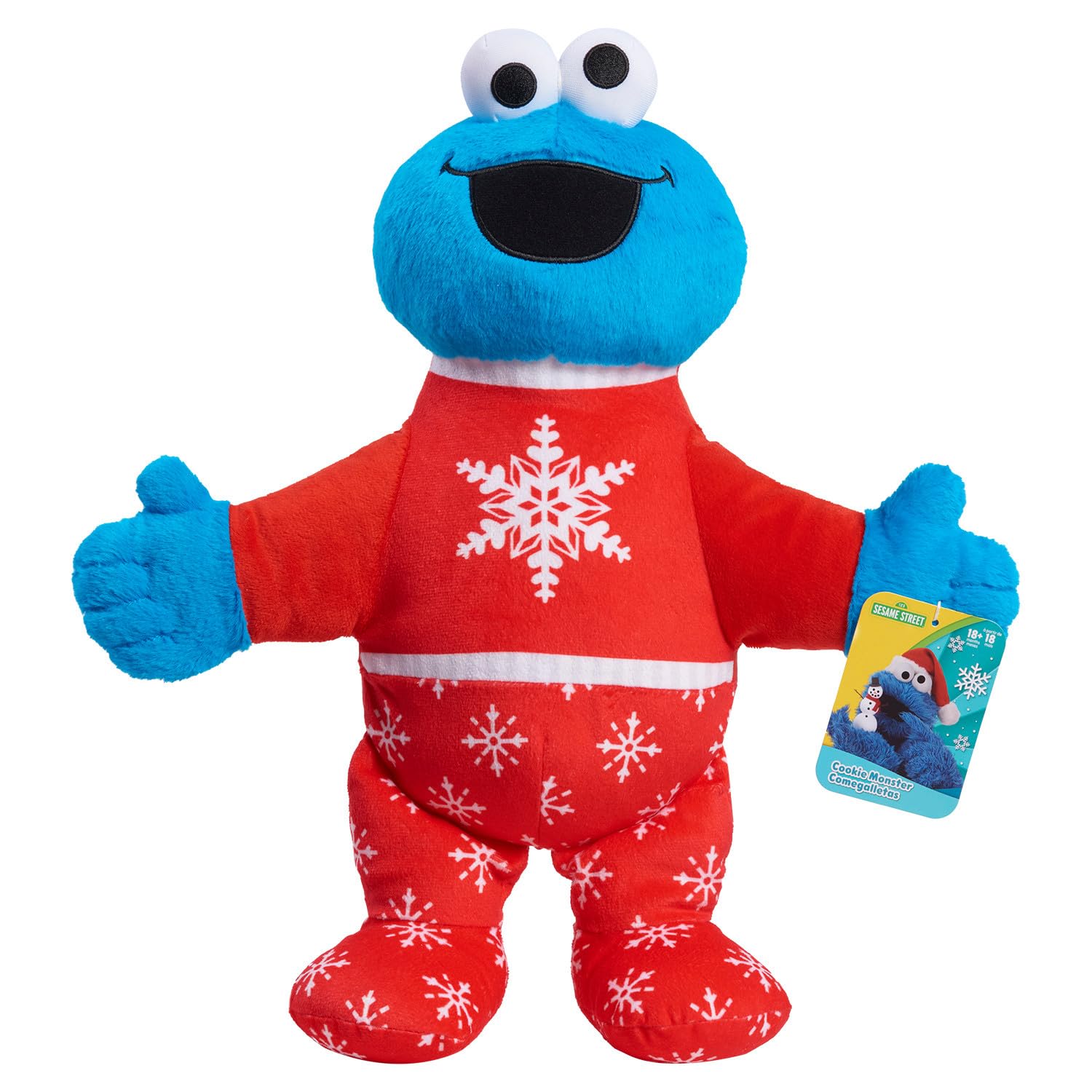 Foto 5 pulgar | Peluche Just Play Sesame Street Cookie Monster 38 Cm - Venta Internacional.