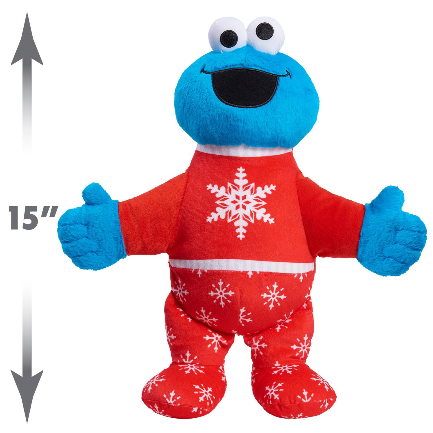 Foto 7 pulgar | Peluche Just Play Sesame Street Cookie Monster 38 Cm - Venta Internacional.