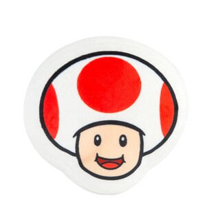 Foto 1 | Mocasines De Peluche Toy Club Mocchi Nintendo Super Mario Toad 15 Cm - Venta Internacional.