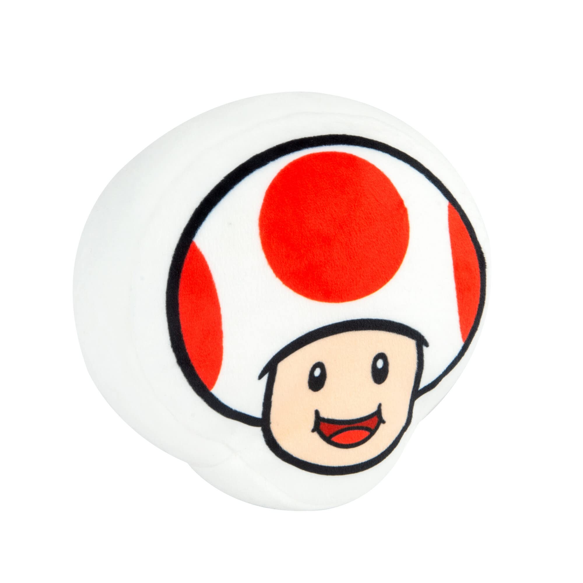 Foto 3 pulgar | Mocasines De Peluche Toy Club Mocchi Nintendo Super Mario Toad 15 Cm - Venta Internacional.