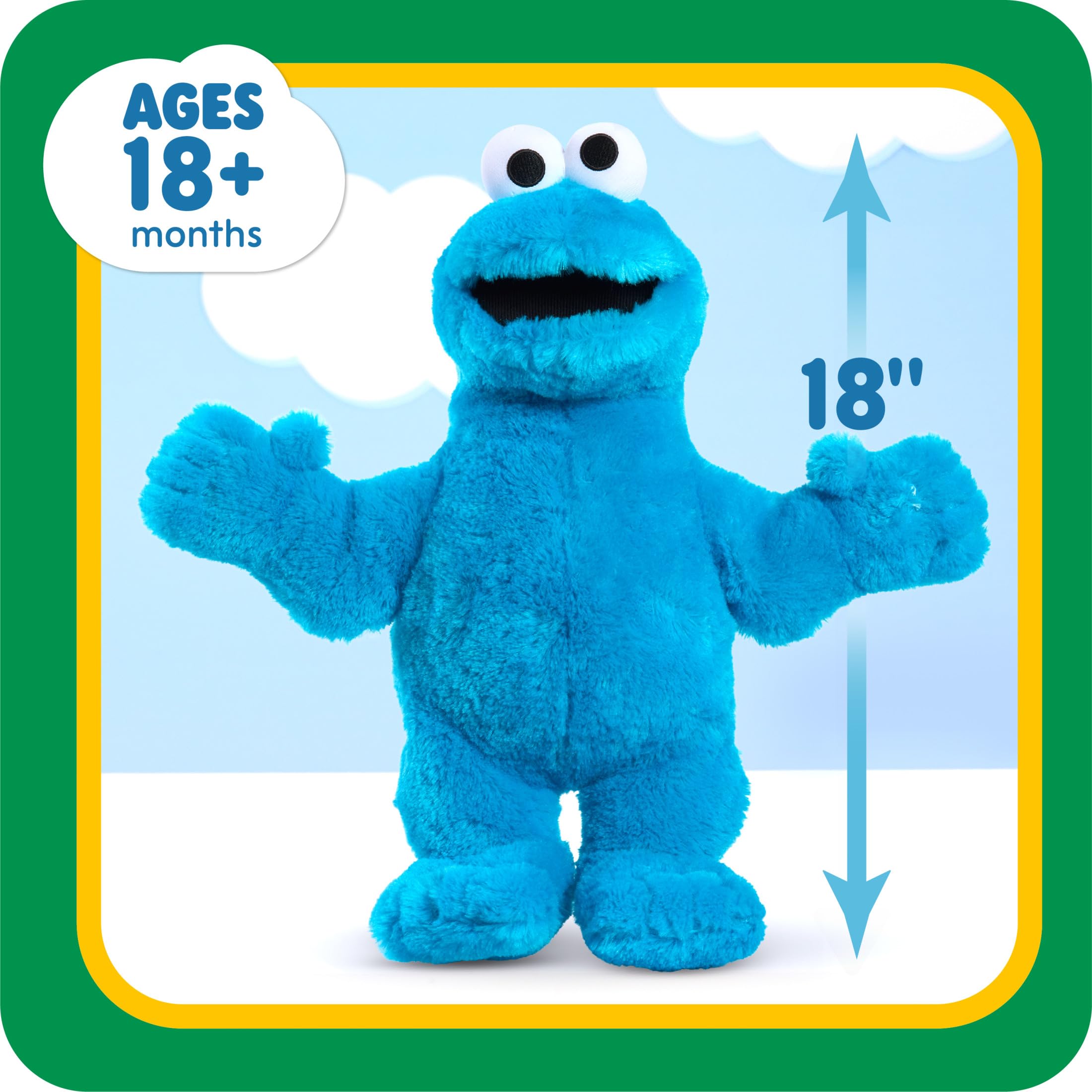 Foto 4 pulgar | Peluche Just Play Sesame Street Big Hugs Cookie Monster - Venta Internacional.
