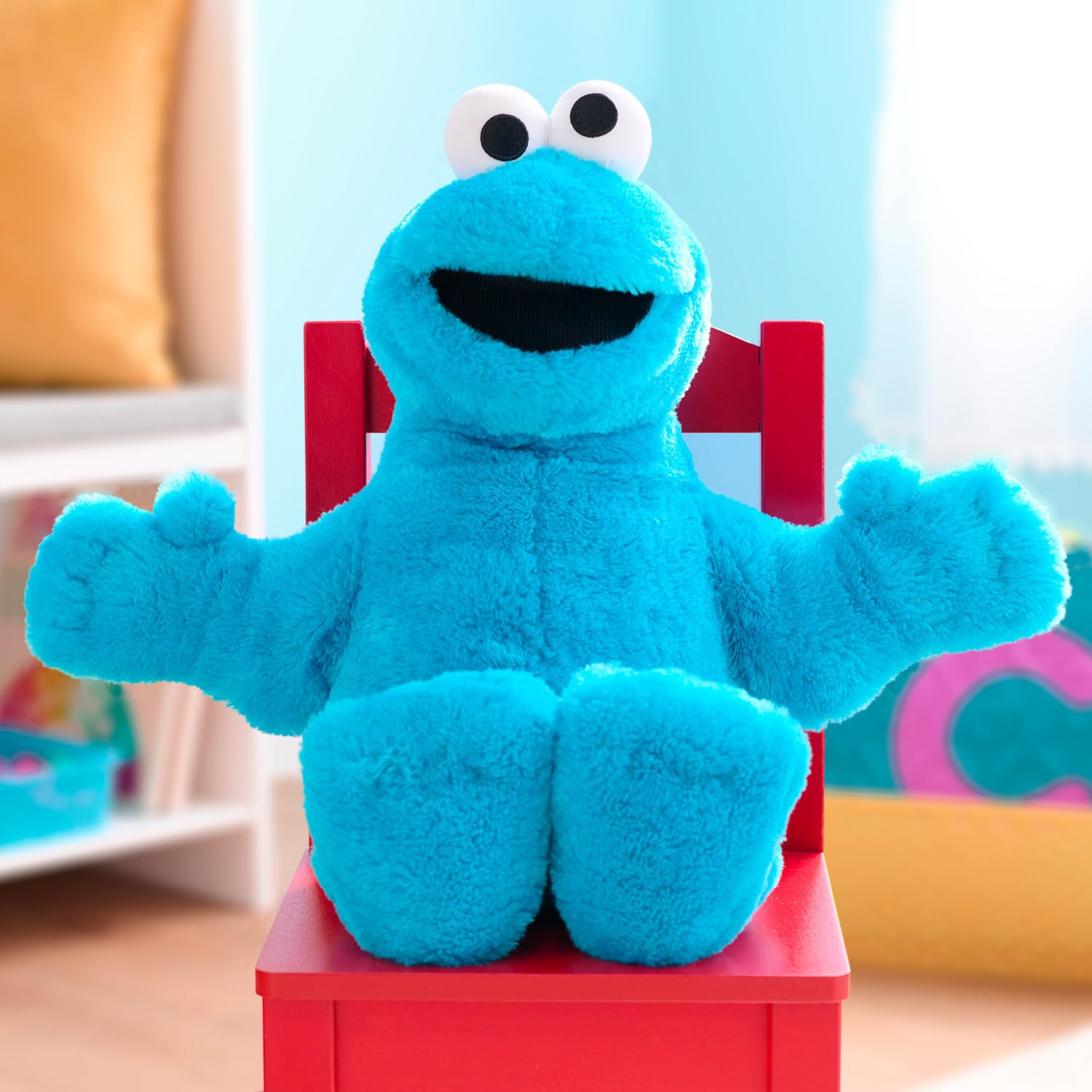 Foto 5 pulgar | Peluche Just Play Sesame Street Big Hugs Cookie Monster - Venta Internacional.