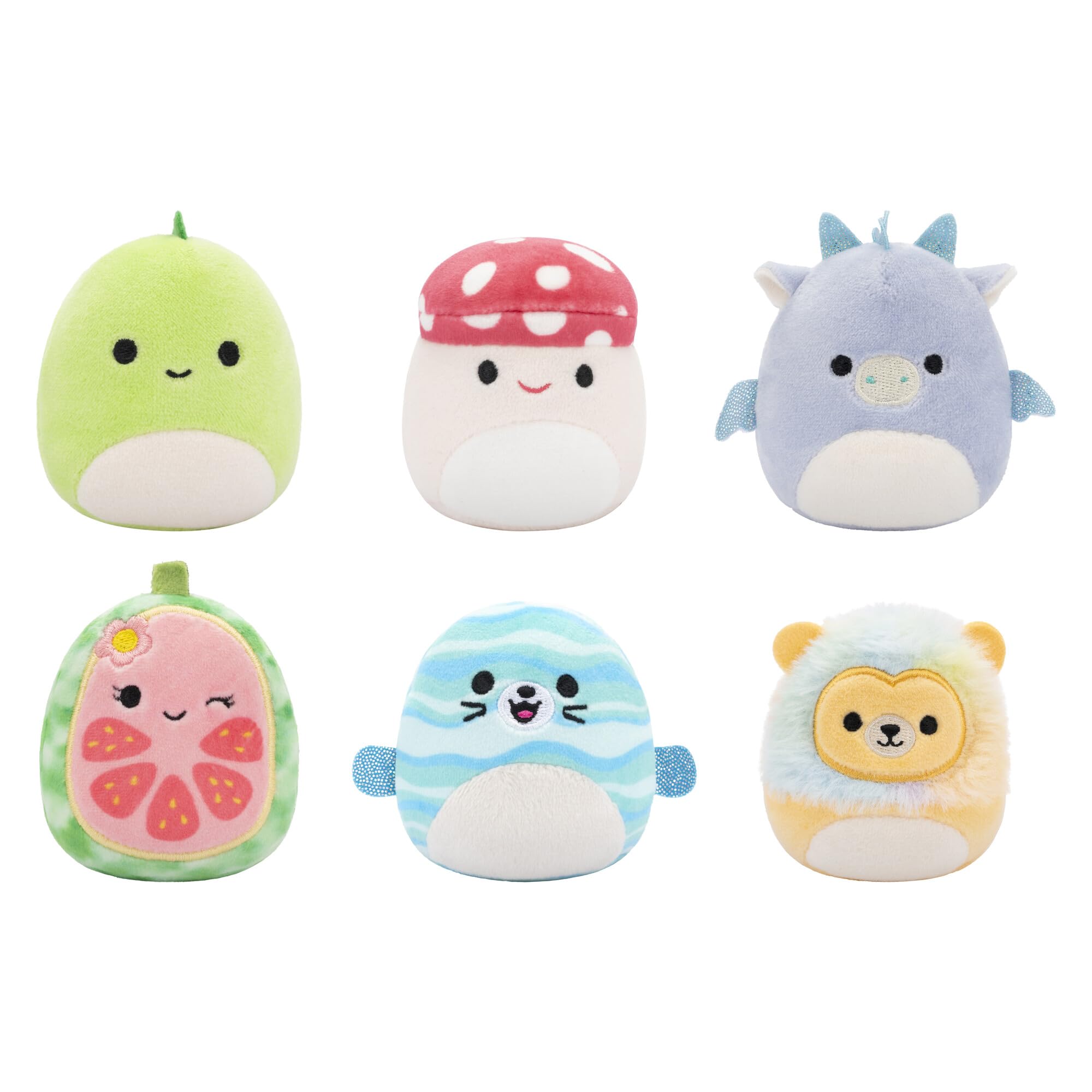 Foto 2 pulgar | Juguete De Peluche Squishmallows Original Micromallows, Paquete De 6 - Venta Internacional.