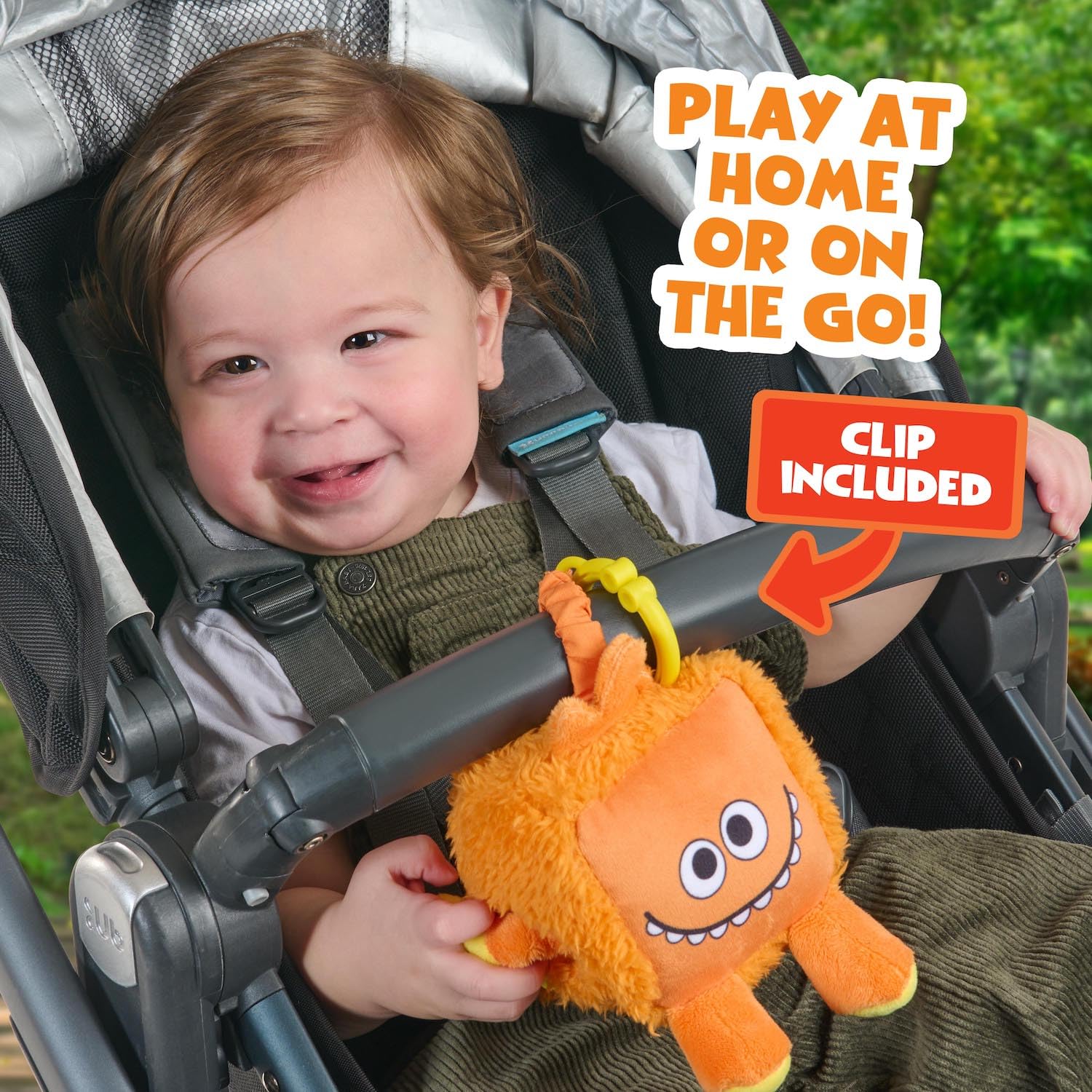 Foto 5 | Monstruos De Peluche Sensoriales Wowwee Super Simple Dewey Orange - Venta Internacional.