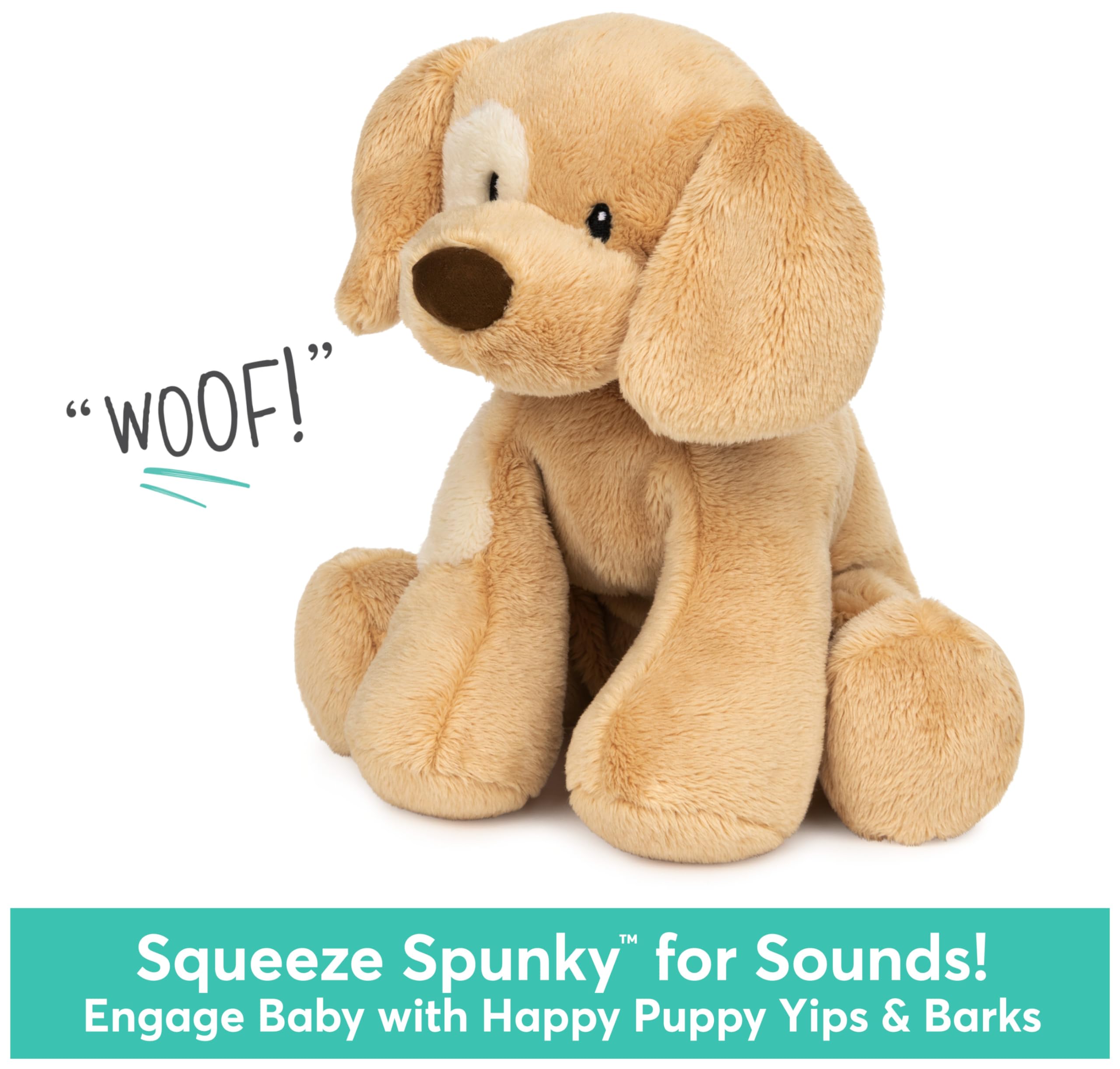 Foto 4 pulgar | Perrillo De Peluche Gund Baby Spunky Ladrando Con Sonido, 20 Cm - Venta Internacional.
