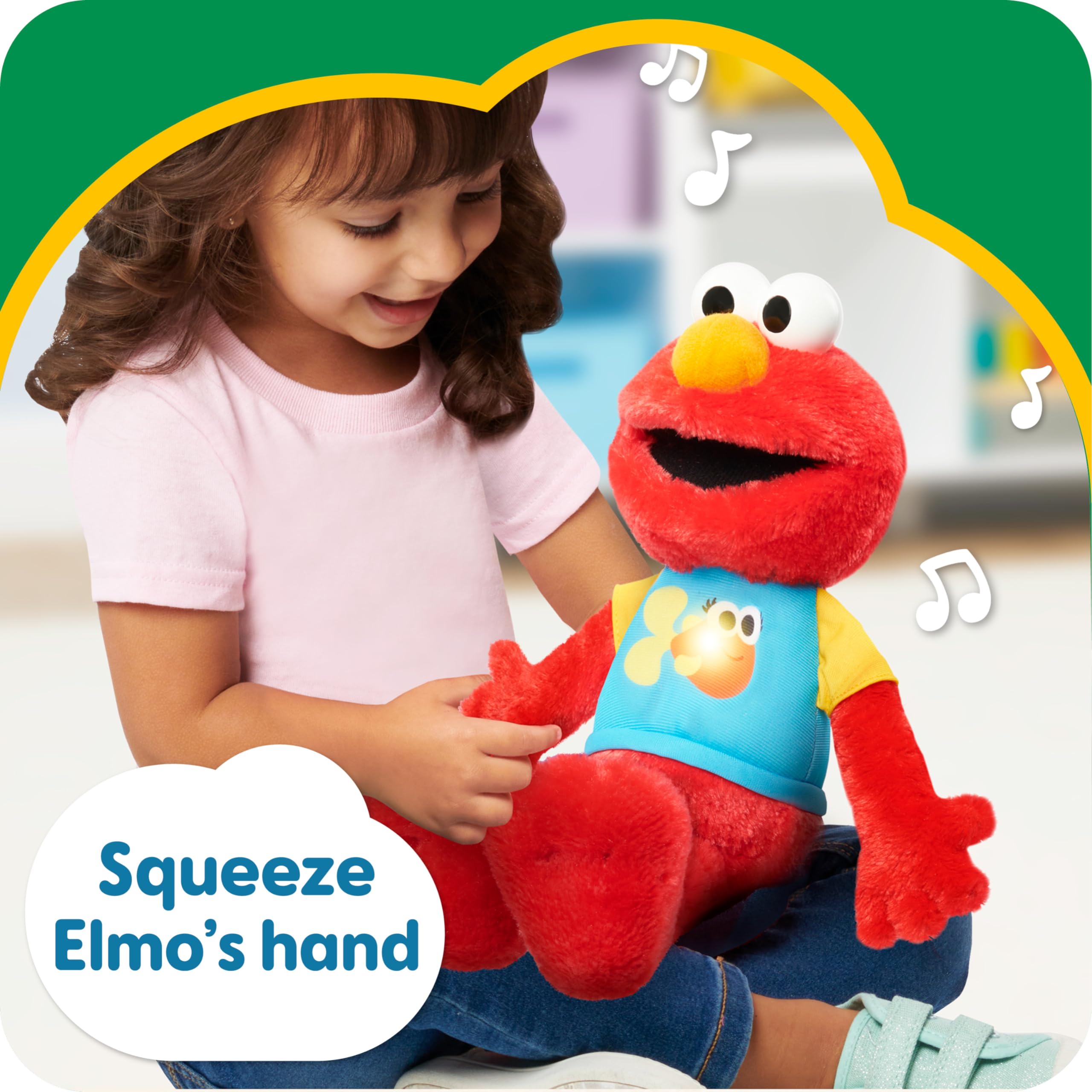 Foto 7 pulgar | Elmo De Peluche Just Play Sesame Street Para Cantar A Lo Largo De 33 Cm - Venta Internacional.