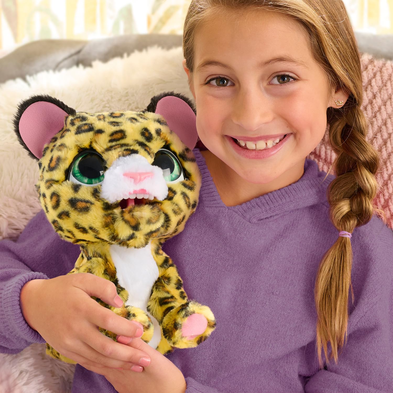 Foto 5 pulgar | Peluche Just Play Furreal Lil Wilds Lolly Leopard, 20 Cm - Venta Internacional.