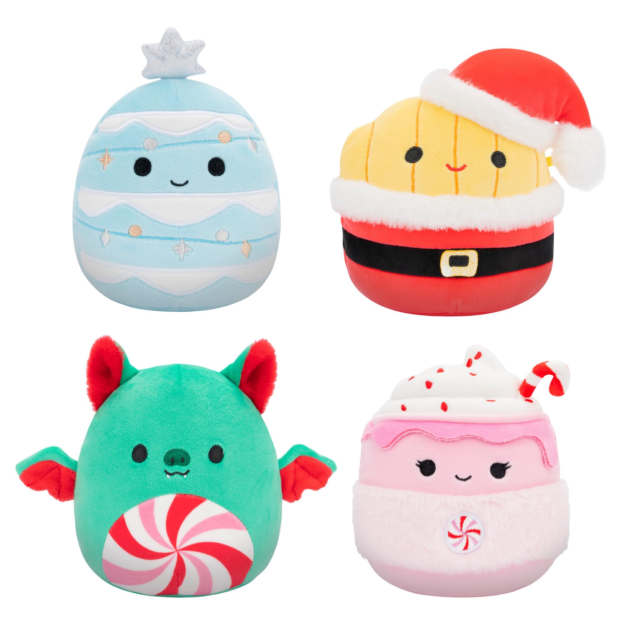 Foto 2 pulgar | Push Squishmallows Original Holiday De 13 Cm, Paquete De 4 Unidades, Para Ethel, Floyd, Keiko Y Ricardo - Venta In