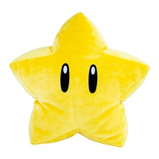 Foto 1 | Mocasines De Peluche Club Mocchi Super Mario Super Star, 38 Cm - Venta Internacional.