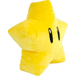 Foto 2 | Mocasines De Peluche Club Mocchi Super Mario Super Star, 38 Cm - Venta Internacional.