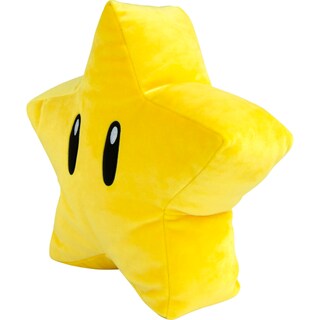 Foto 3 | Mocasines De Peluche Club Mocchi Super Mario Super Star, 38 Cm - Venta Internacional.
