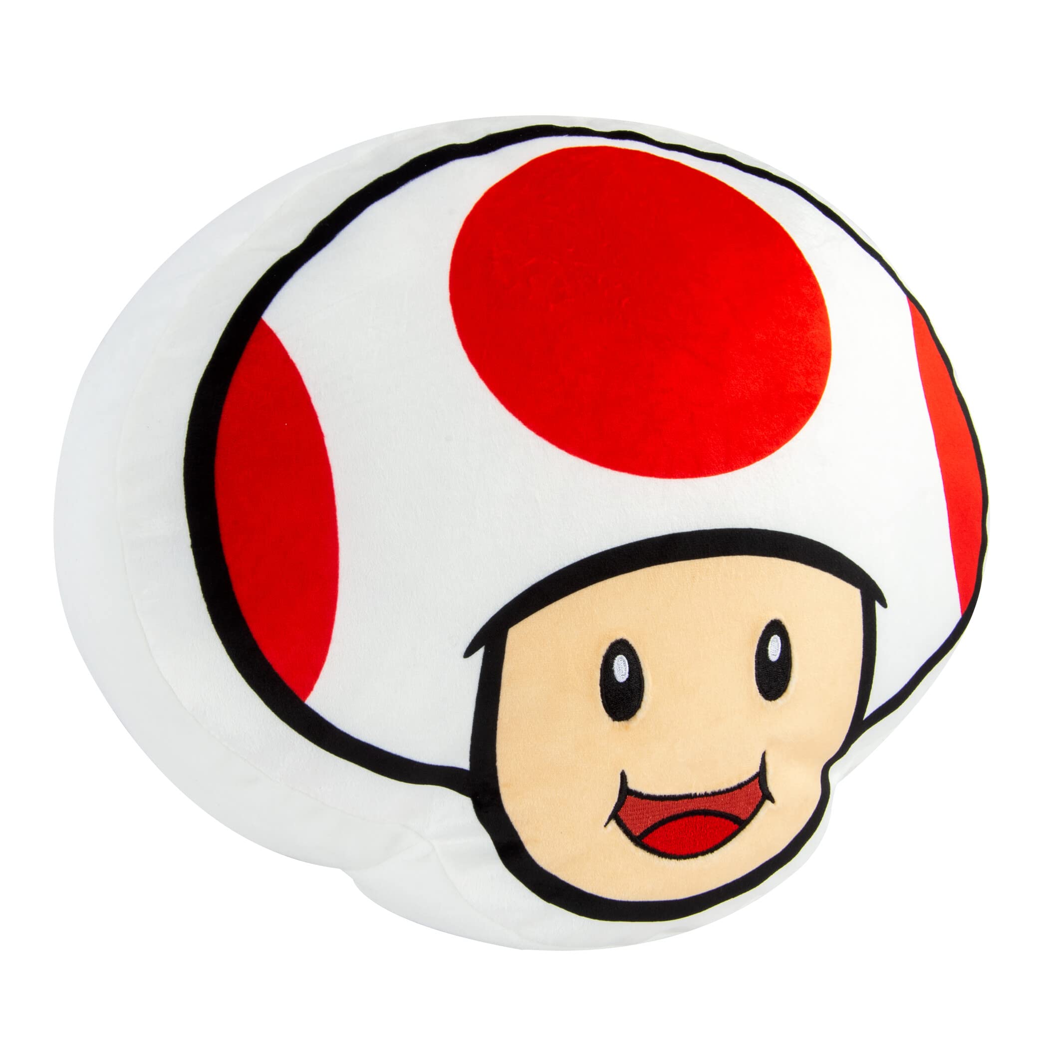 Foto 2 pulgar | Mocasines De Peluche Toy Club Mocchi Nintendo Super Mario Toad 38 Cm - Venta Internacional.