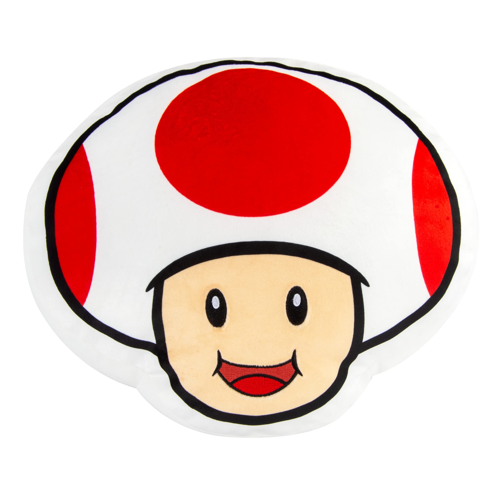 Foto 3 pulgar | Mocasines De Peluche Toy Club Mocchi Nintendo Super Mario Toad 38 Cm - Venta Internacional.