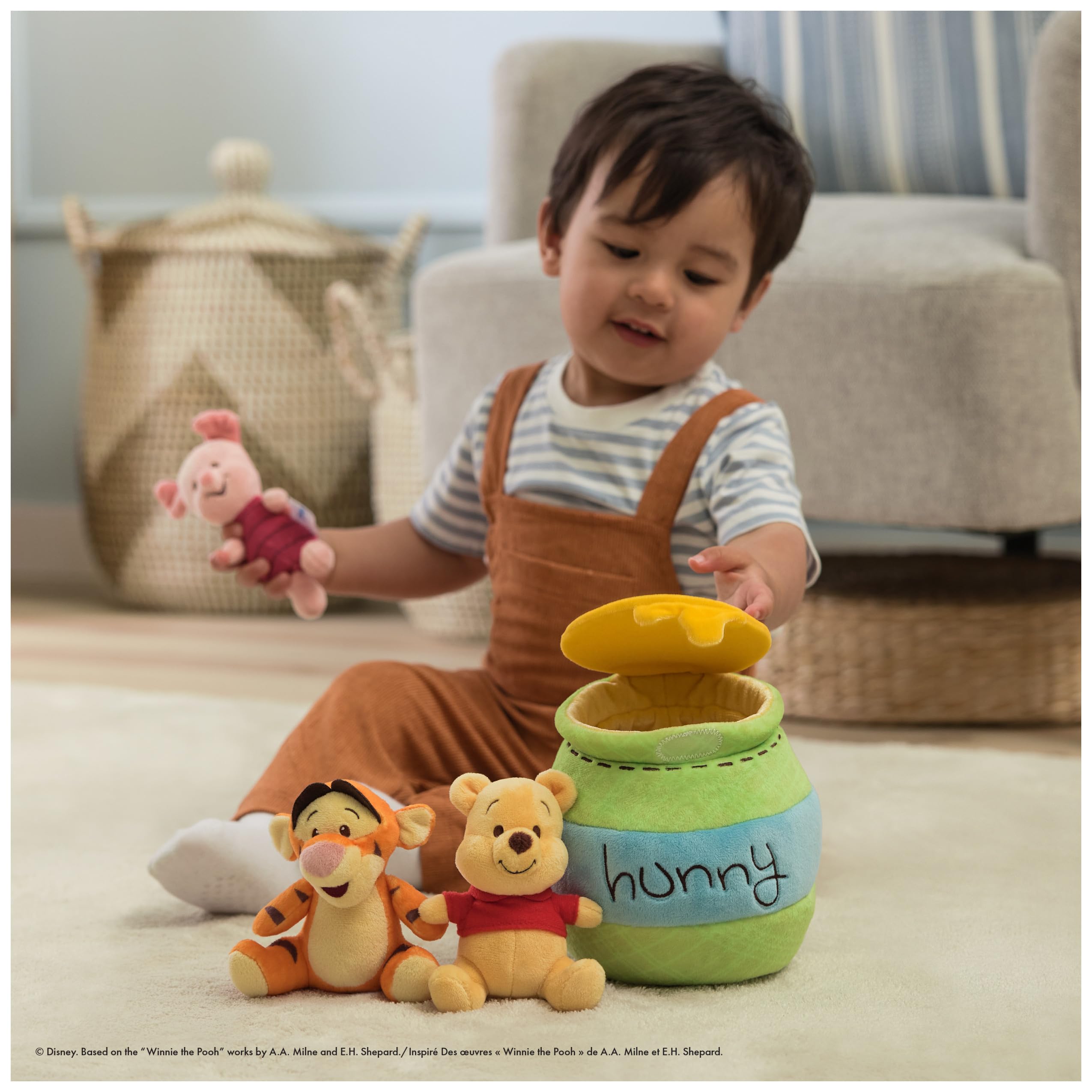 Foto 3 pulgar | Set De Juego De Peluche Gund Disney Winnie The Pooh Con Pooh, Tigger - Venta Internacional.