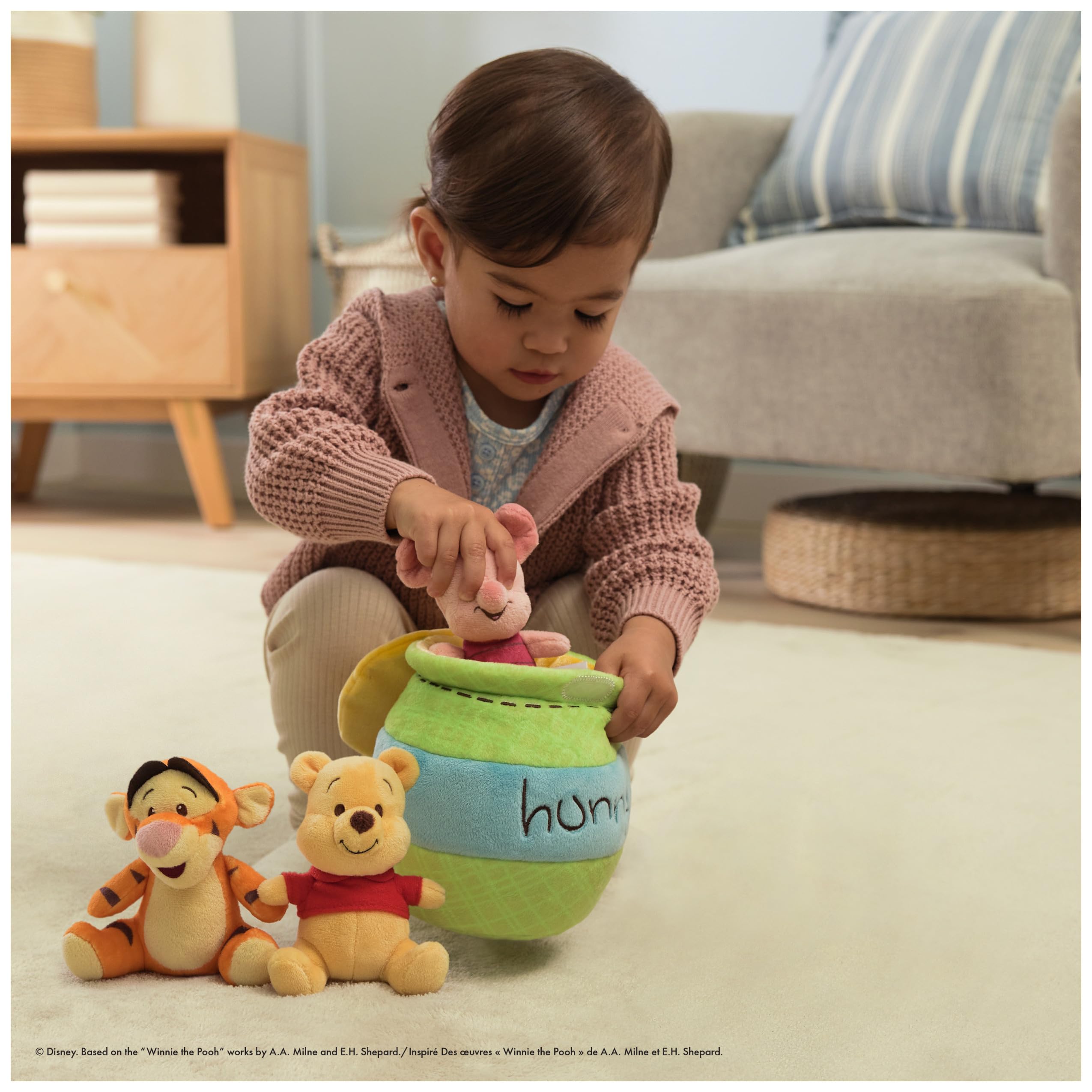 Foto 6 pulgar | Set De Juego De Peluche Gund Disney Winnie The Pooh Con Pooh, Tigger - Venta Internacional.
