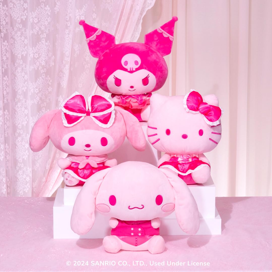 Foto 3 pulgar | Peluche Hello Kitty My Melody Rosa Monocromo 30 Cm - Venta Internacional.