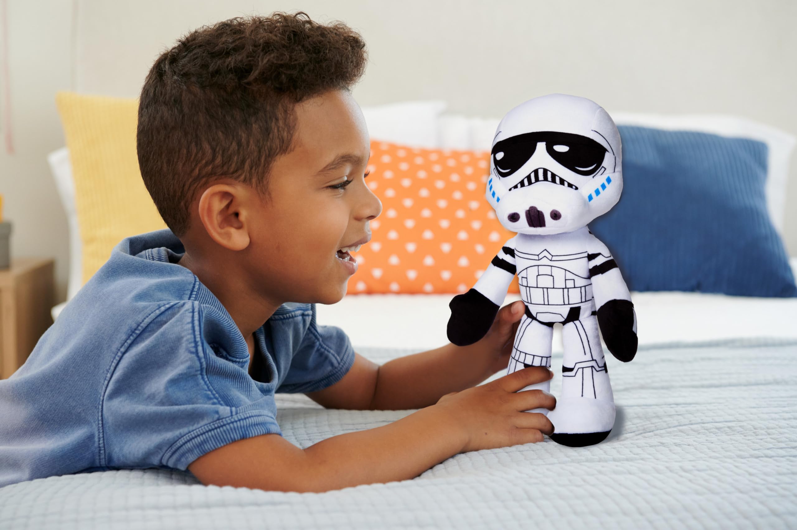 Foto 3 pulgar | Peluche Mattel Star Wars Stormtrooper 28-30 Cm Con 10 Sonidos - Venta Internacional.