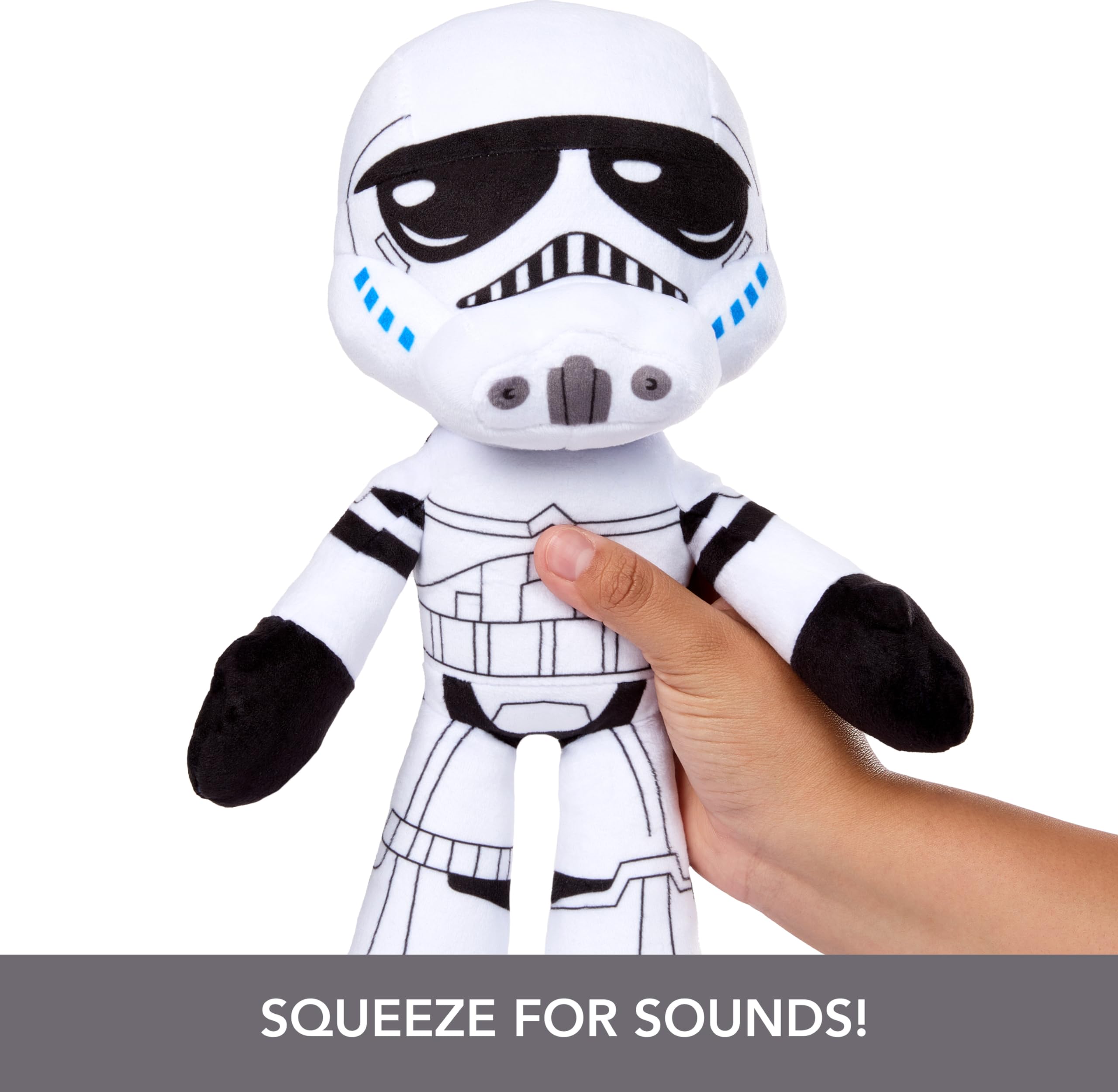 Foto 4 pulgar | Peluche Mattel Star Wars Stormtrooper 28-30 Cm Con 10 Sonidos - Venta Internacional.