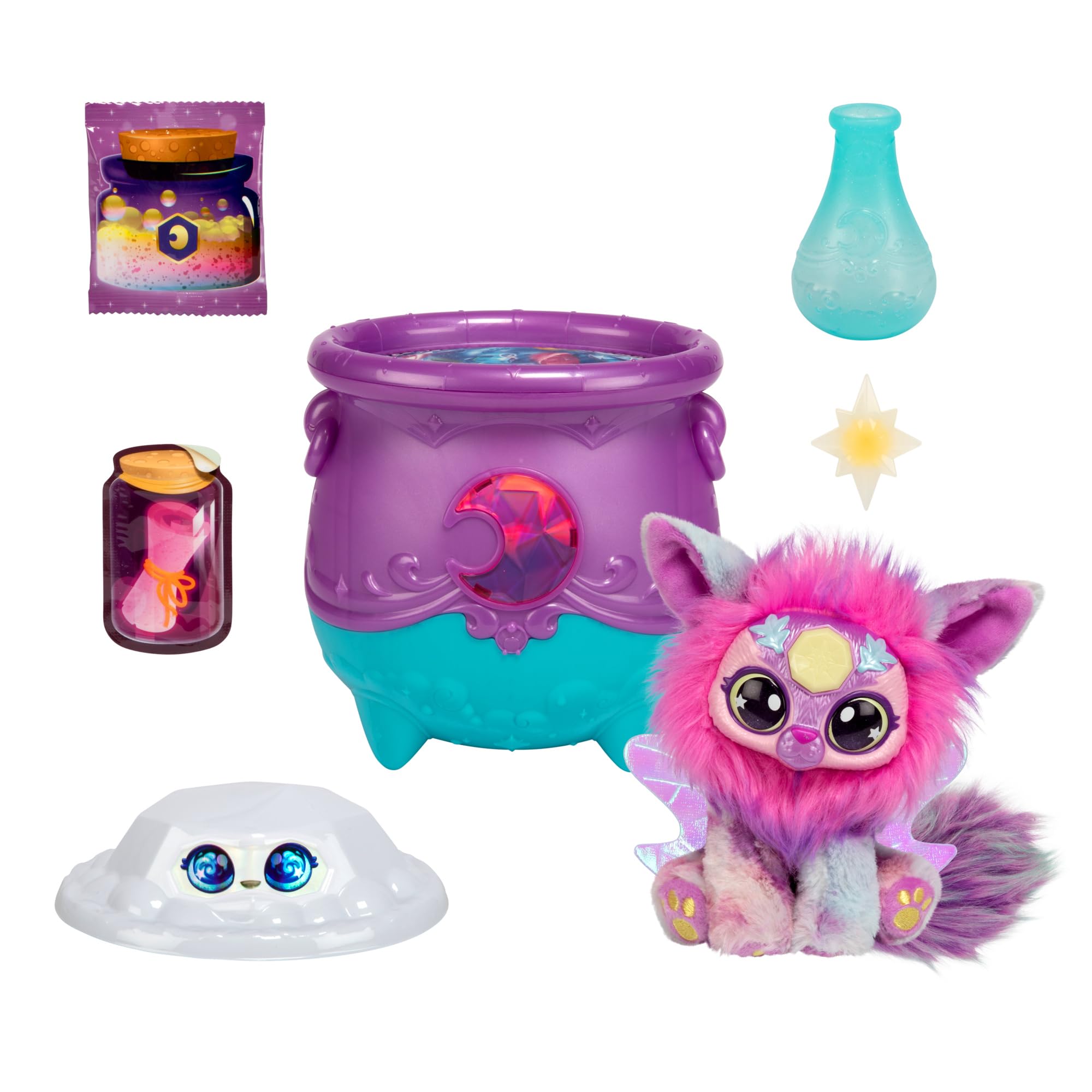 Foto 2 pulgar | Toy Magic Mixies, Gema Mágica, Sorpresa, Caldero, Luna - Venta Internacional.