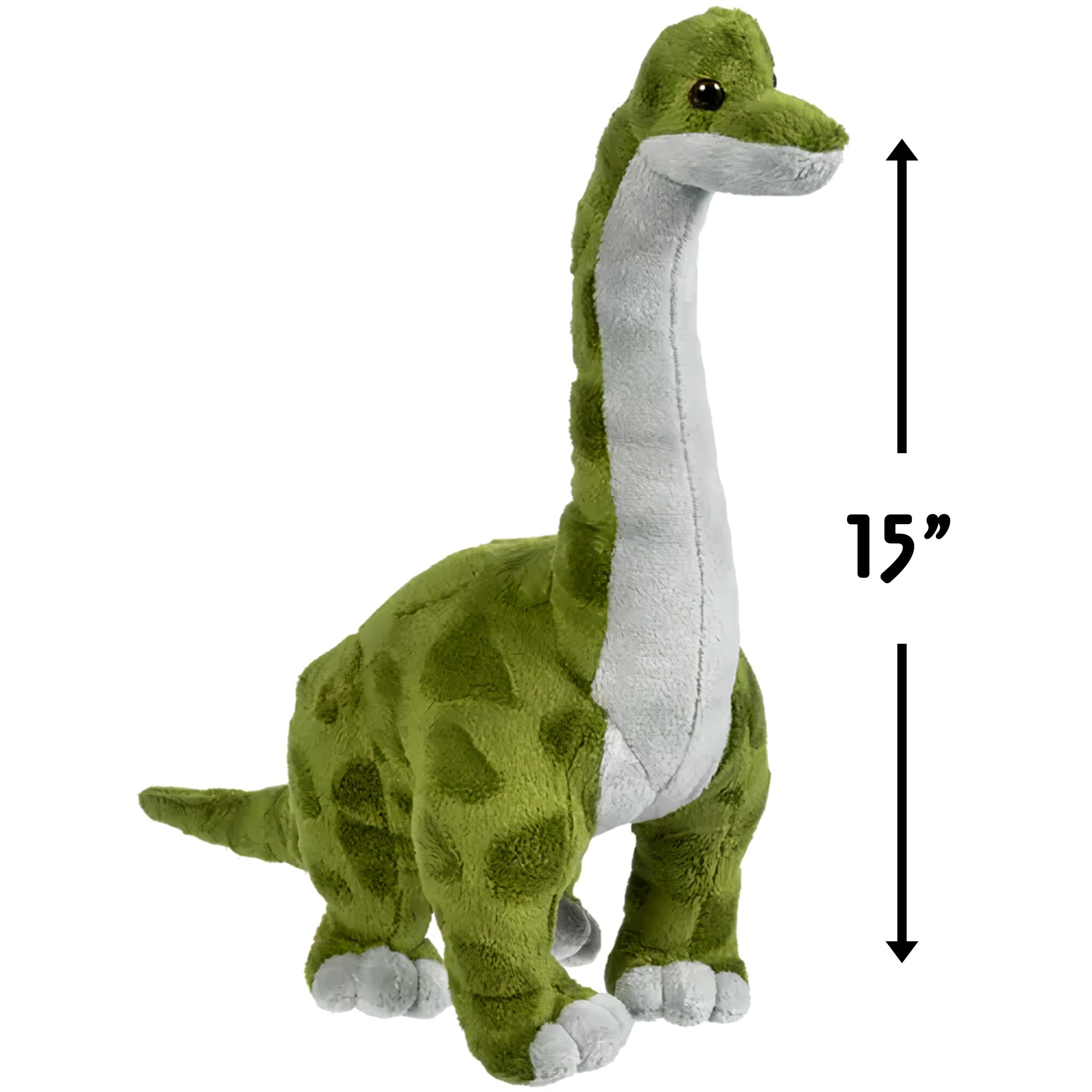 Foto 3 pulgar | Juguete De Peluche Rhode Island Novelty Animal Den Brachiosaurus, 38 Cm - Venta Internacional.