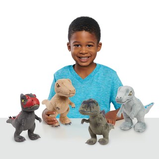 Foto 2 | Peluche De Peluche Jurassic World Just Play, Paquete De 2 Unidades, 18 Cm - Venta Internacional.