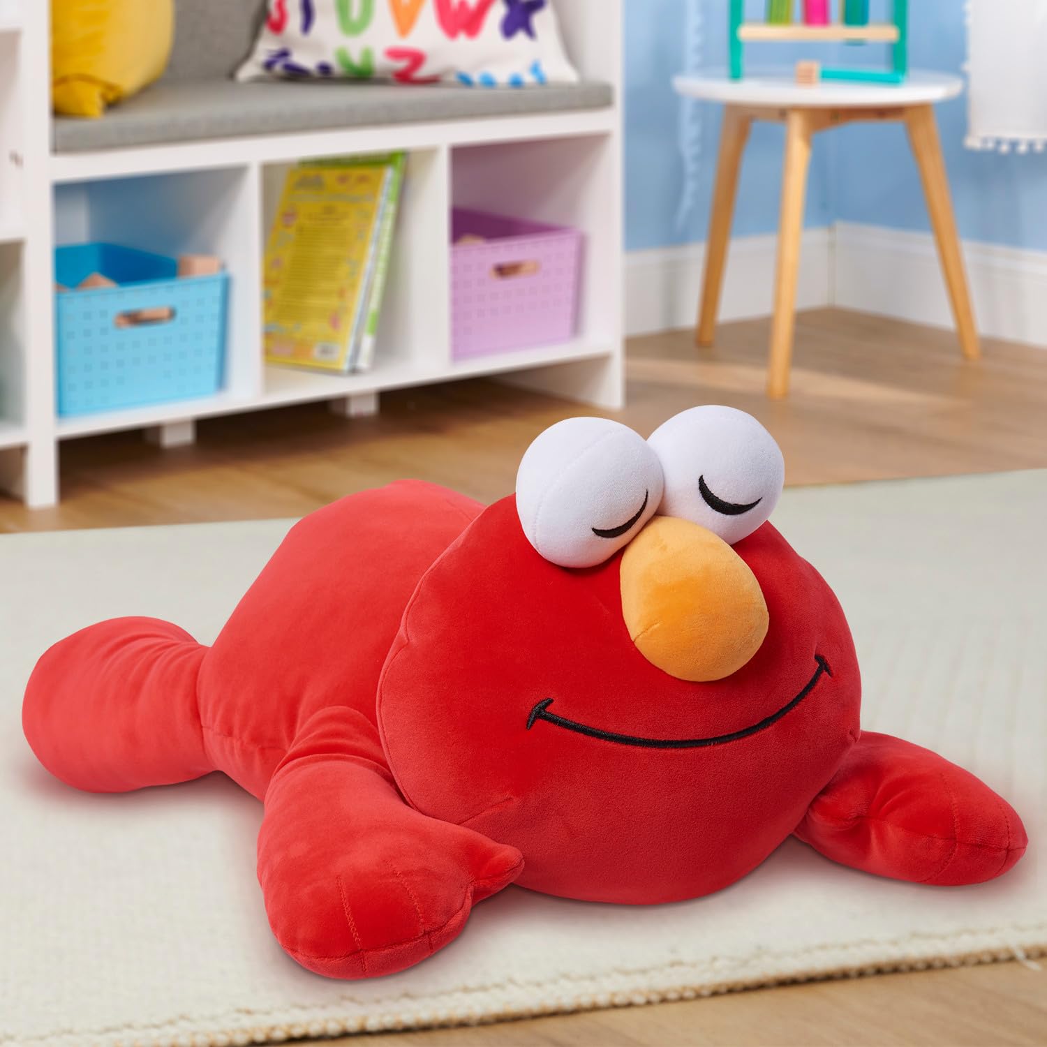 Foto 5 pulgar | Juguete De Peluche Just Play Sesame Street Sleepy Friends Elmo 56 Cm - Venta Internacional.