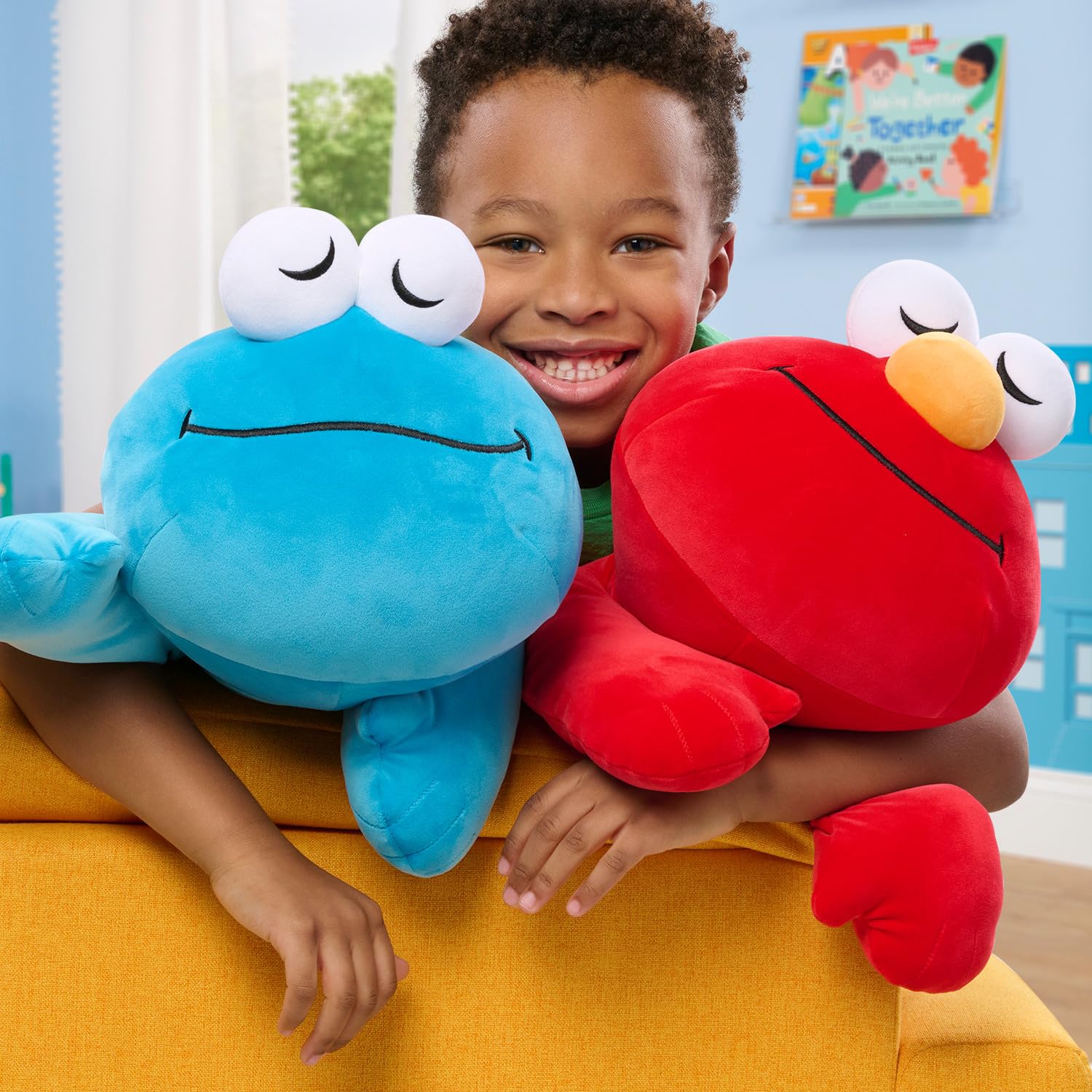 Foto 5 | Juguete De Peluche Just Play Sesame Street Sleepy Friends Elmo 56 Cm - Venta Internacional.