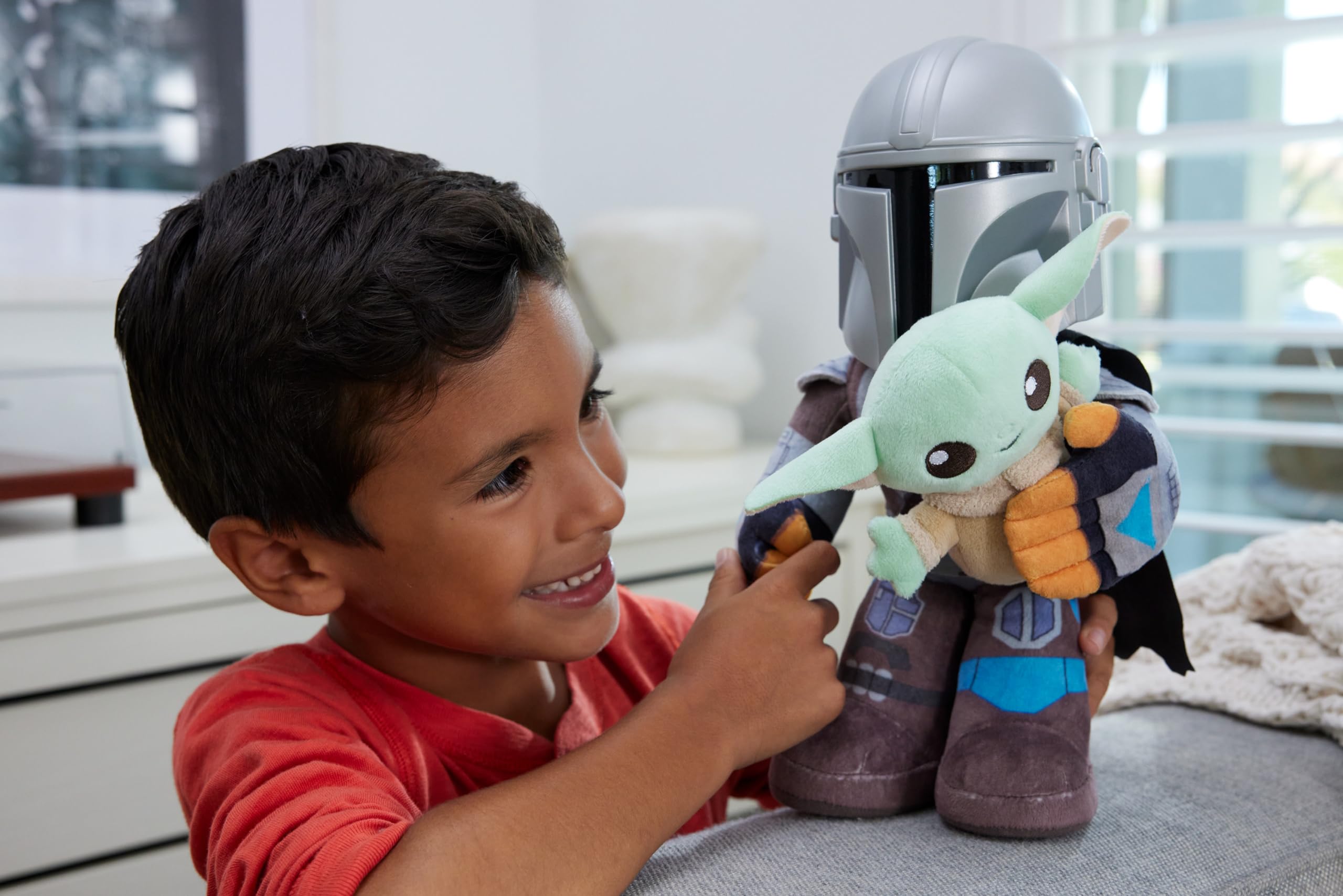 Foto 3 pulgar | Set De Peluche Mattel Star Wars Clan Of Two Mandalorian Con Grogu - Venta Internacional.