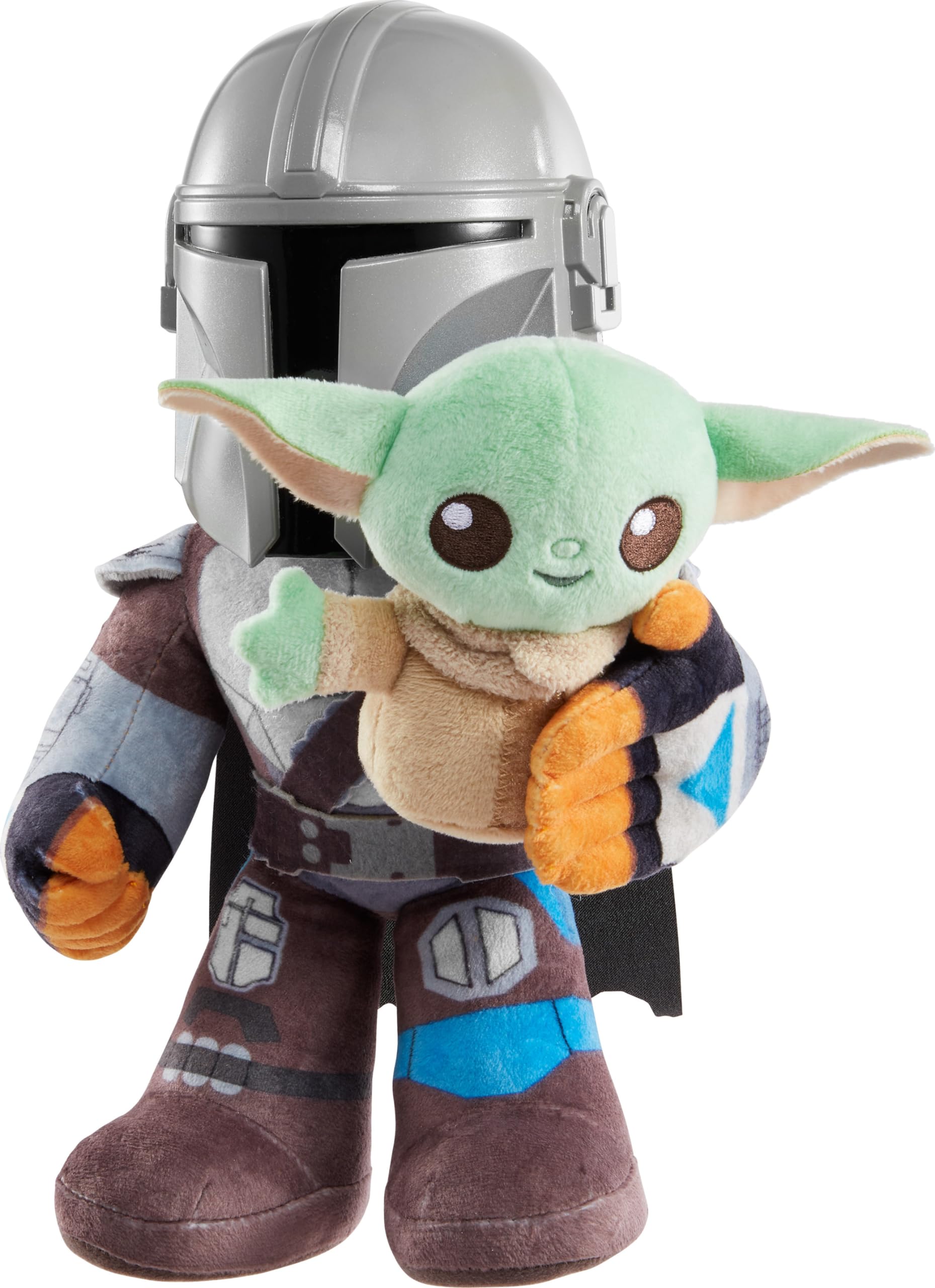 Foto 4 pulgar | Set De Peluche Mattel Star Wars Clan Of Two Mandalorian Con Grogu - Venta Internacional.