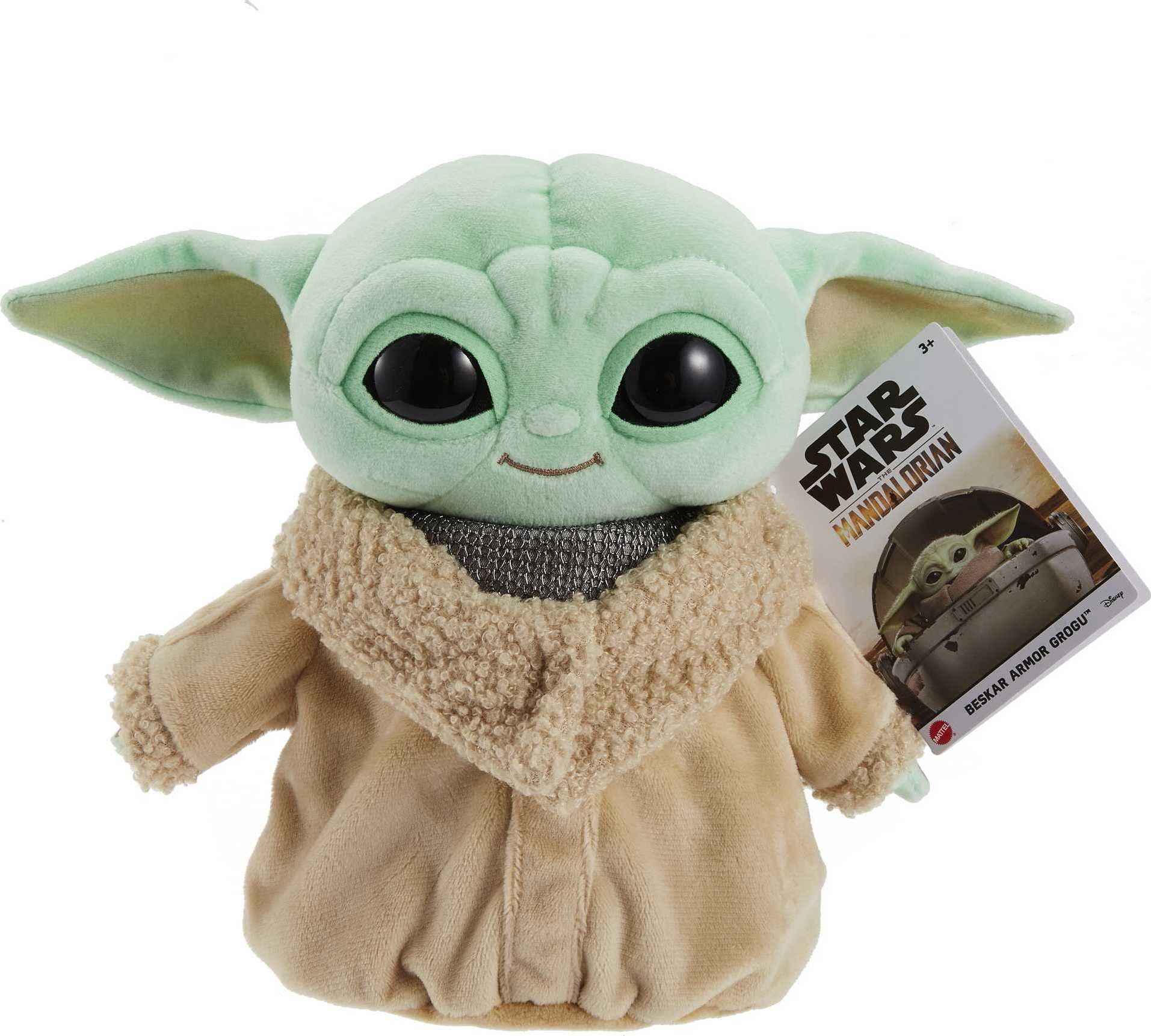 Foto 7 pulgar | Peluche Mattel Star Wars Grogu Con Armadura Beskar De 20 Cm - Venta Internacional.