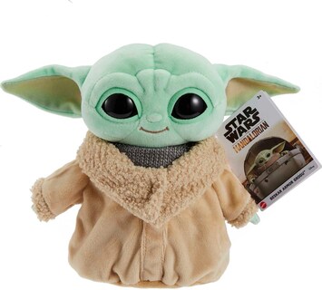 Foto 6 | Peluche Mattel Star Wars Grogu Con Armadura Beskar De 20 Cm - Venta Internacional.