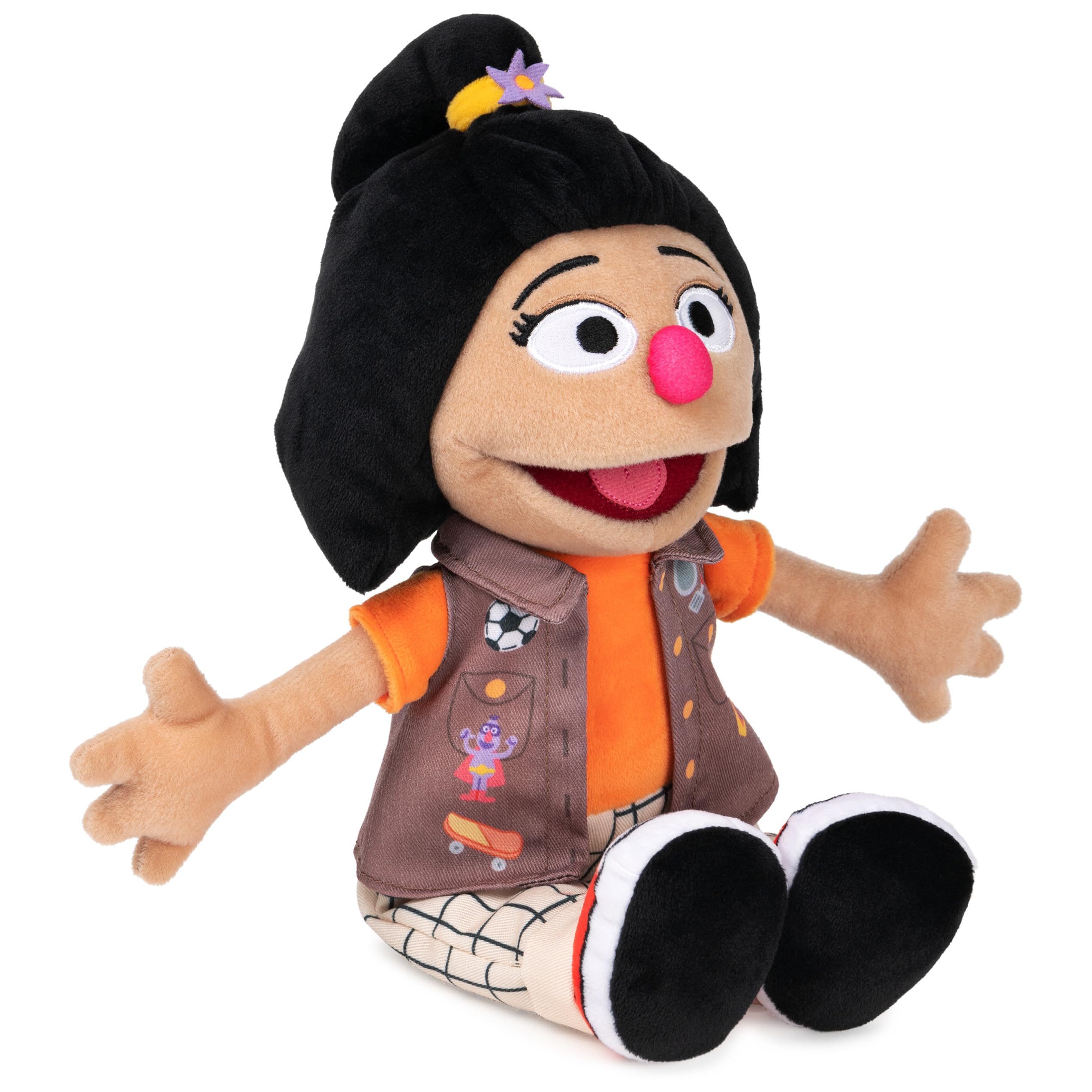 Foto 3 pulgar | Muñeca De Peluche Gund Sesame Street Oficial Ji-young, 33 Cm - Venta Internacional.