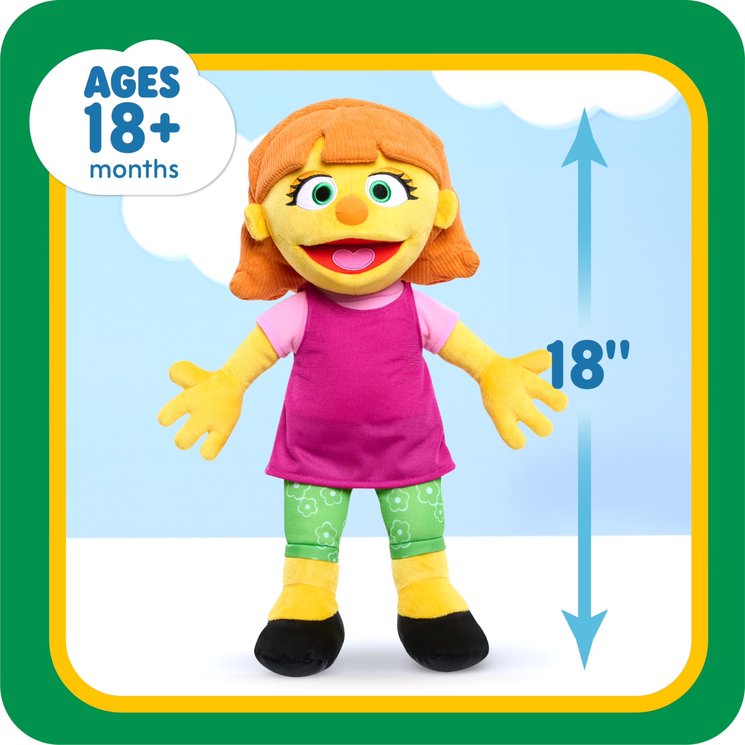 Foto 4 pulgar | Muñeca De Peluche Just Play Sesame Street Big Hugs Julia, 45 Cm, Niños Mayores De 18 Años - Venta Internacional.