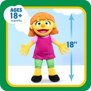 Foto 3 | Muñeca De Peluche Just Play Sesame Street Big Hugs Julia, 45 Cm, Niños Mayores De 18 Años - Venta Internacional.