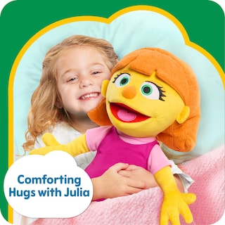 Foto 4 | Muñeca De Peluche Just Play Sesame Street Big Hugs Julia, 45 Cm, Niños Mayores De 18 Años - Venta Internacional.