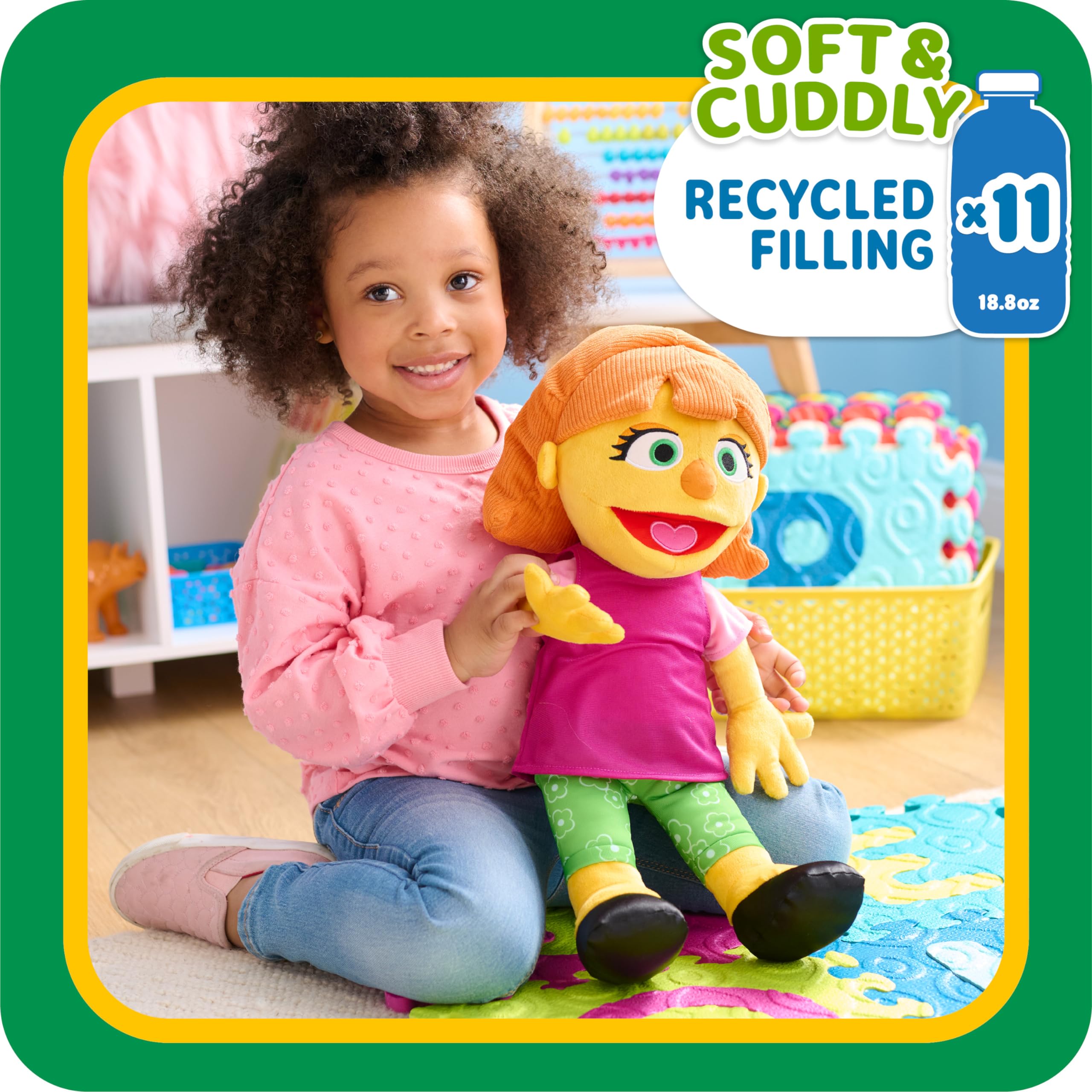 Foto 6 pulgar | Muñeca De Peluche Just Play Sesame Street Big Hugs Julia, 45 Cm, Niños Mayores De 18 Años - Venta Internacional.