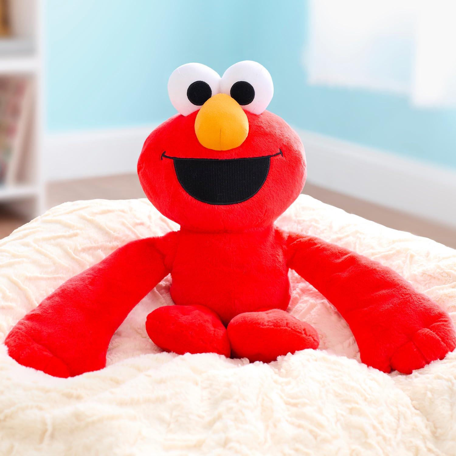 Foto 4 pulgar | Juguete De Peluche Just Play, El Monstruo De Sesame Street, Abraza A Elmo, 0,9 Kg - Venta Internacional.