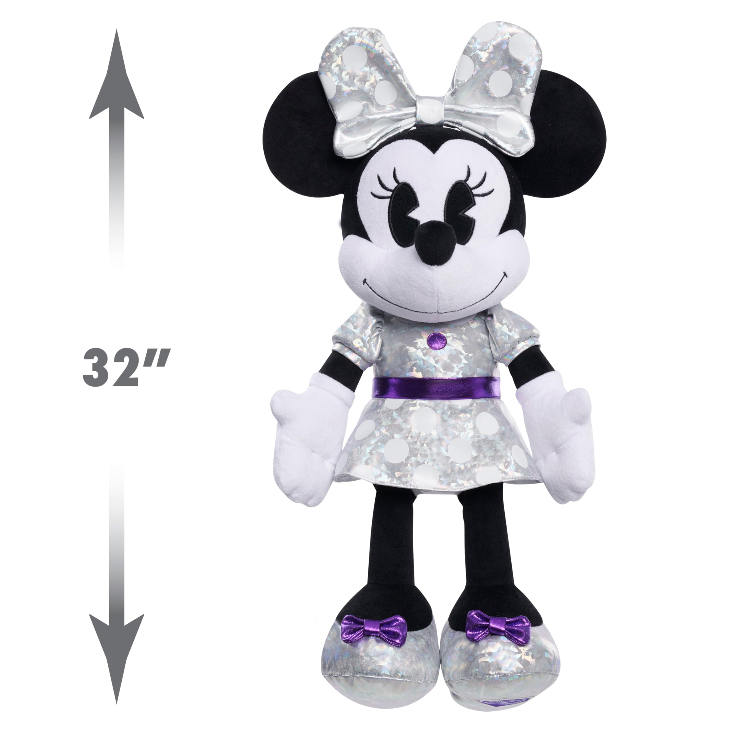 Foto 4 pulgar | Peluche De Peluche Just Play Disney Minnie Mouse 32 Cm - Venta Internacional.
