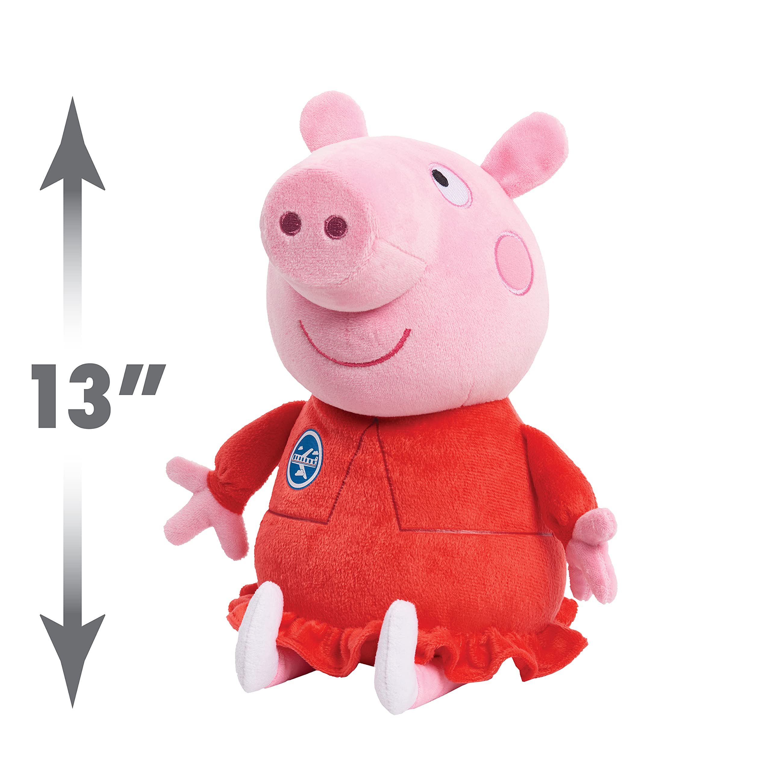 Foto 5 pulgar | Juguete De Peluche Just Play Peppa Pig Tourist Con Cámara Iluminada De 34 Cm - Venta Internacional.